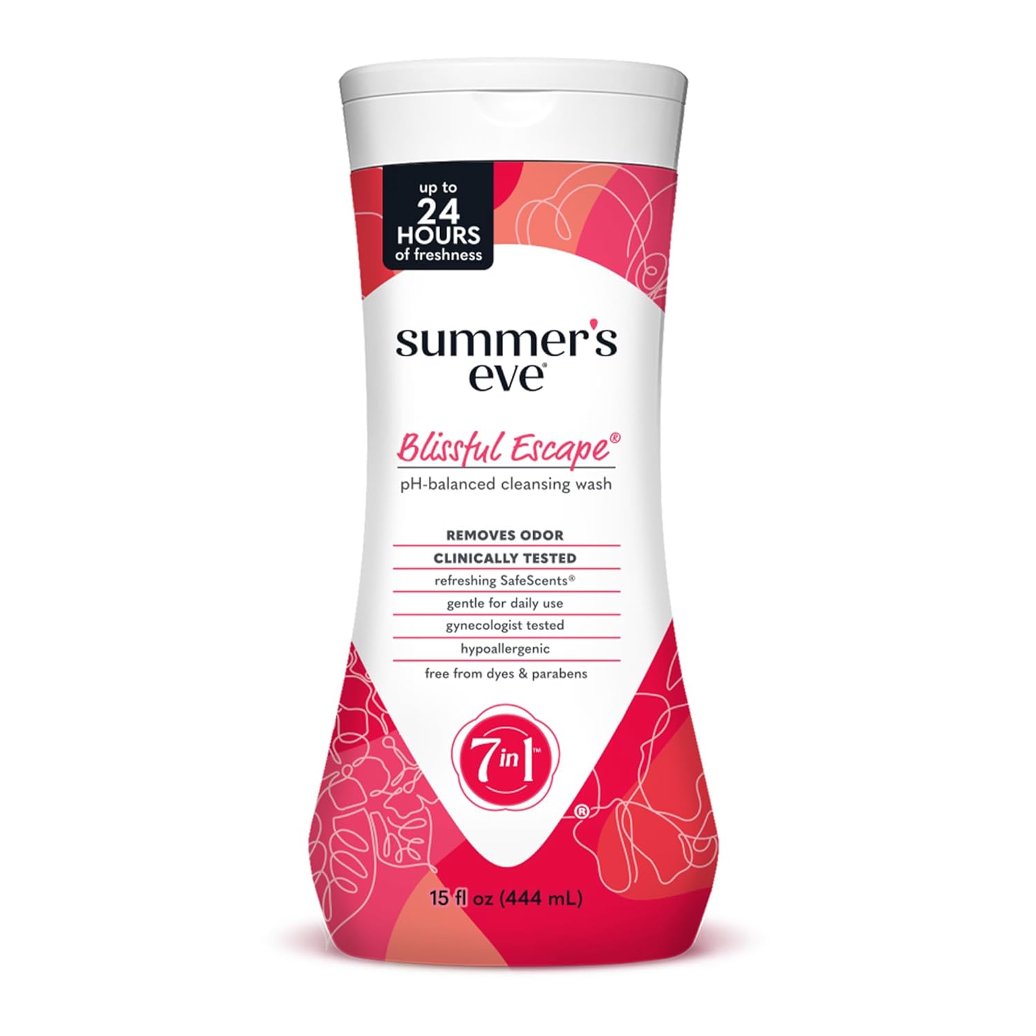Summer's Eve Blissful Escape All-Over Daily Feminine Wash, pH-Balanced Body Wash for Women, Removes Vaginal Odor and Refreshes, 15 Fl Oz - Image 2