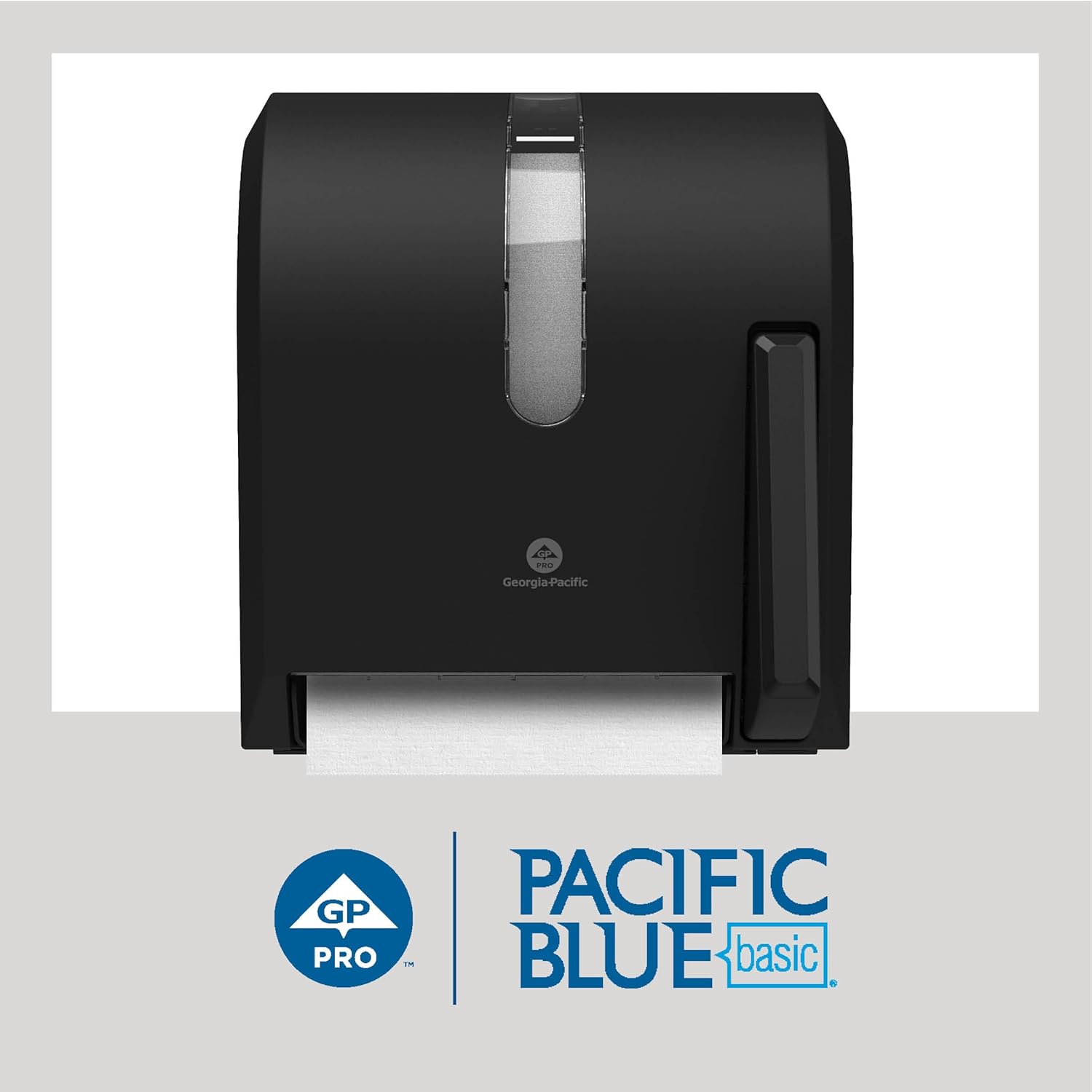 Pacific Blue Basic Recycled Paper Towel Rolls by GP PRO (Georgia-Pacific), White, 26601, 800 Feet Per Roll, 6 Rolls Per Case - Image 3