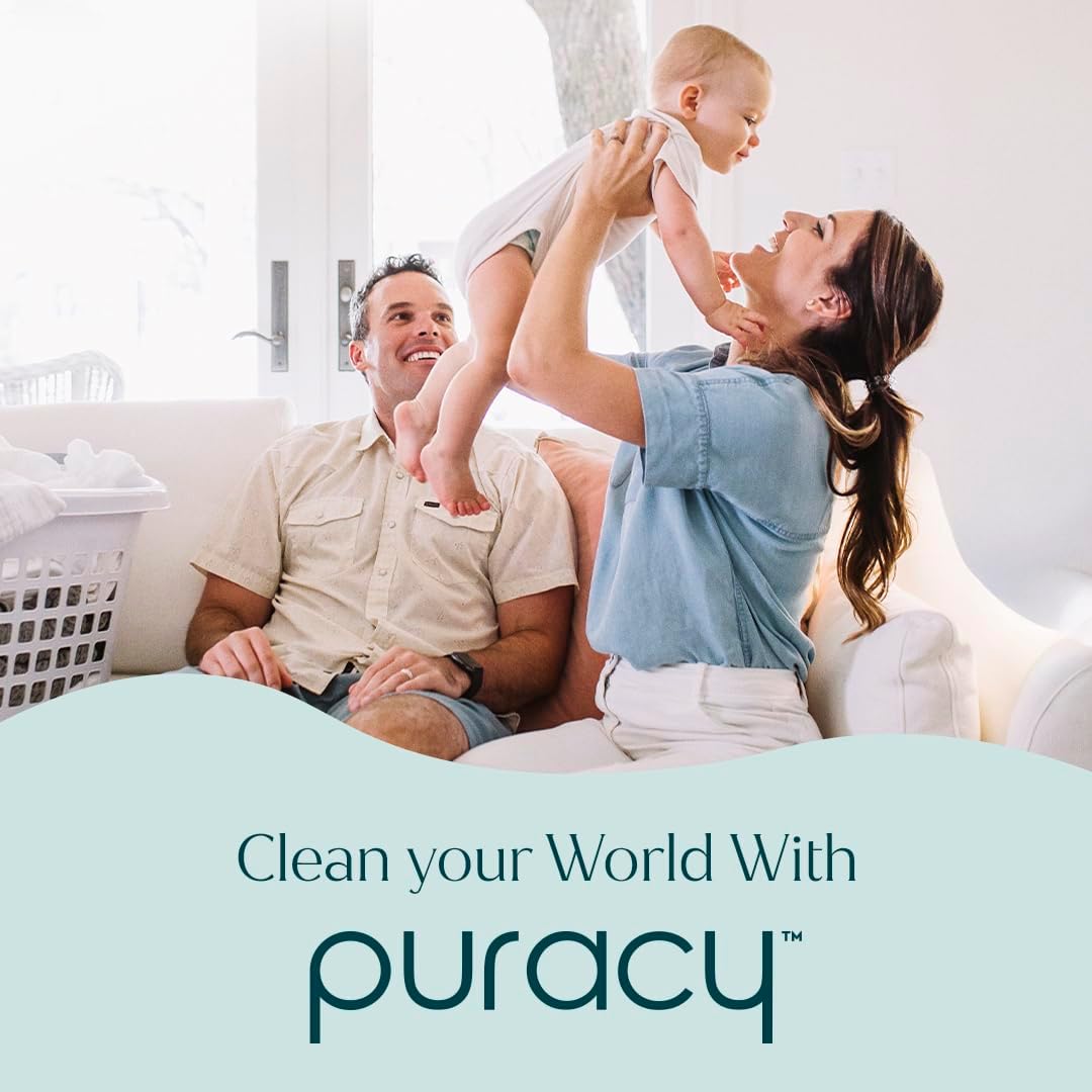 Puracy Natural Dish Soap Refill - Skin-Softening Plant-Based Liquid Dishwashing Detergent Soap, Clean-Rinsing Water-Sheeting Formula (Organic Lemongrass, 48 fl oz) - Image 8