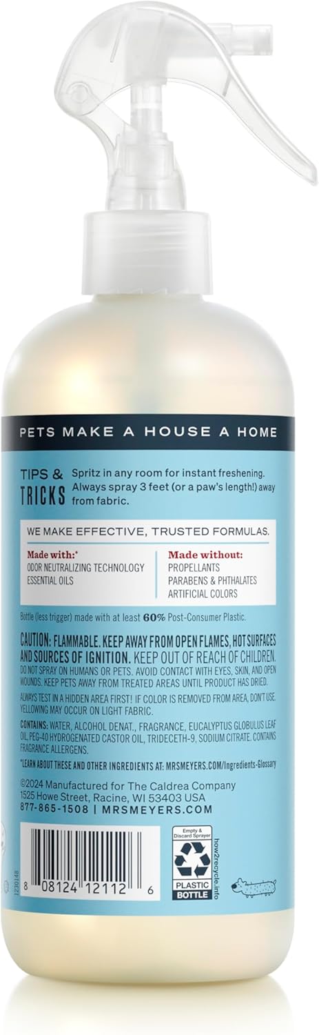 MRS. MEYER'S CLEAN DAY Pet Odor Neutralizer, Coconut Leaf Scent, 12oz - Image 2