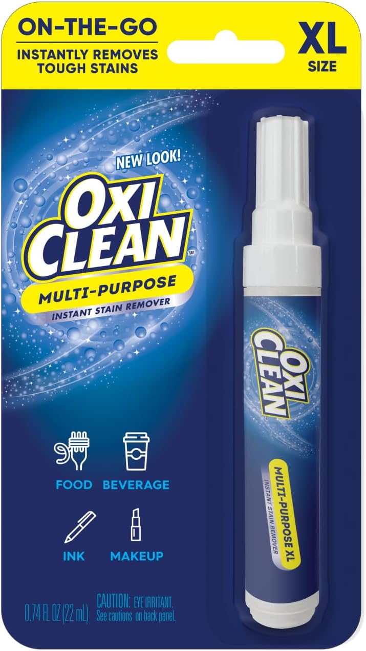 OxiClean On The Go Stain Remover Pen, 0.74 Fl Oz – Instant Travel Stain Cleaner for Clothes, Food, Wine, Coffee, Makeup, Portable & Easy Use - Image 2