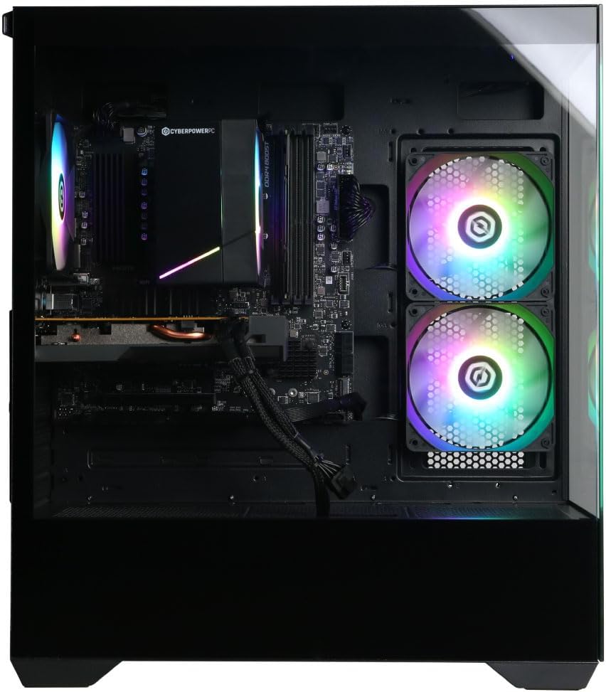 CyberPowerPC Gamer Master Gaming PC, AMD Ryzen 5 5500 3.6GHz, Radeon RX 6500 XT 4GB, 8GB DDR4, 500GB PCIe 4.0 SSD, WiFi Ready & Windows 11 Home (GMA3100A3) - Image 11