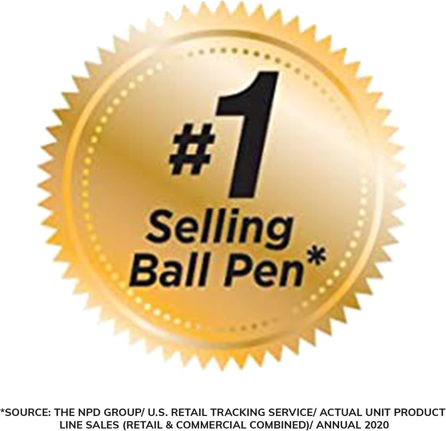 BIC Round Stic Xtra Life Black Ballpoint Pens, Medium Point (1.0mm), 36-Count Pack of Bulk Pens, Flexible Round Barrel for Writing Comfort, No. 1 Selling Ballpoint Pens - Image 4