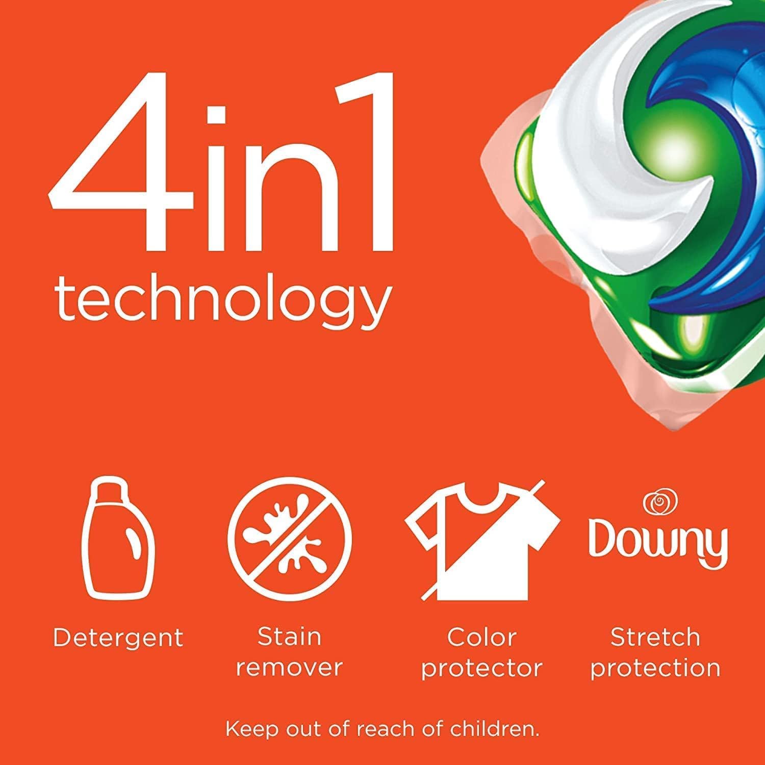 Tide Pods with Downy April Fresh, 104 Count - Image 7