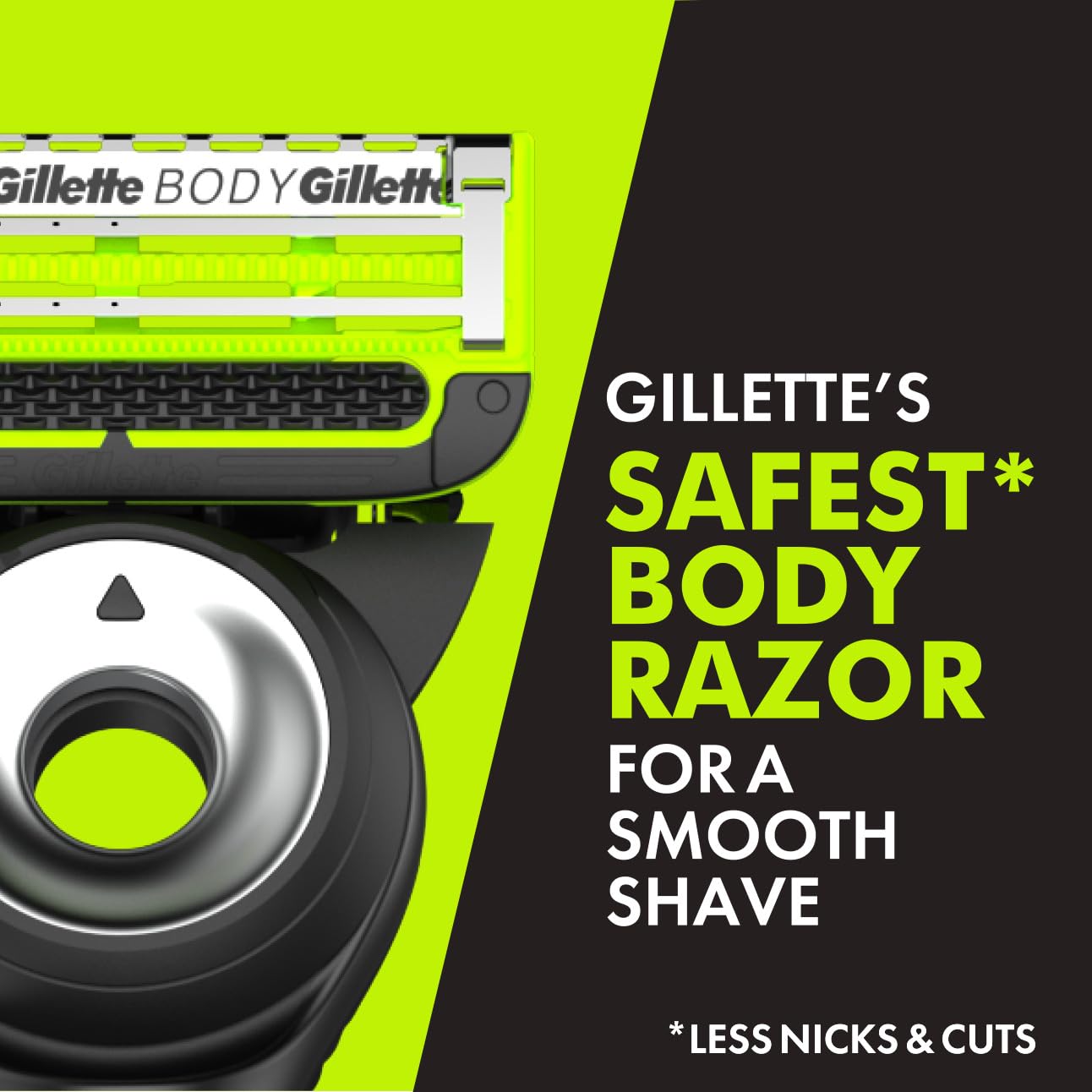 Gillette Labs Razor Duo Pack for Men, 1 Face Razor, 1 Body + Intimate Razor, 4 Razor Blade Refills (2 Face, 2 Body) - Image 5
