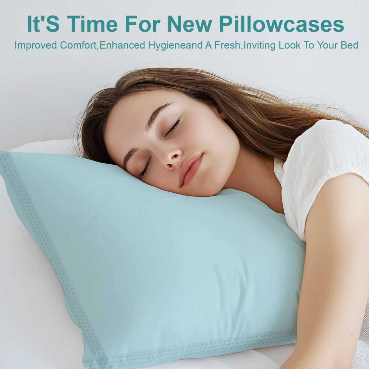 Disposable Pillow Case Covers(Pack of 100),Bulk Pillow Cases for Medical Hospital Travel,Paper Pillow Cases Disposable 21” Width x 30”Length (Blue) - Image 4