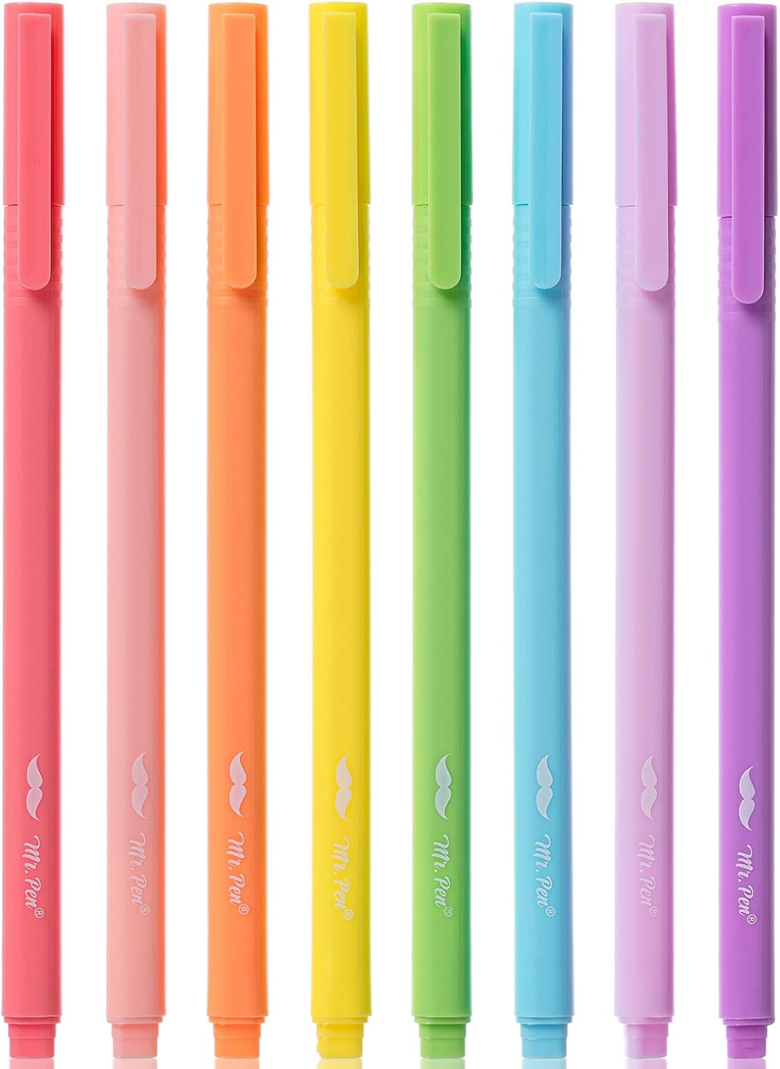 Mr. Pen- Highlighters, 8 Pack, Fine Tip, Pastel Colors, Cute Highlighters - Image 2