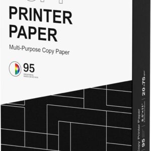 M&G Multipurpose Copy Printer Paper, 8.5 x 11, 20lb, 1 Ream (500 Sheets), 95 Bright, White