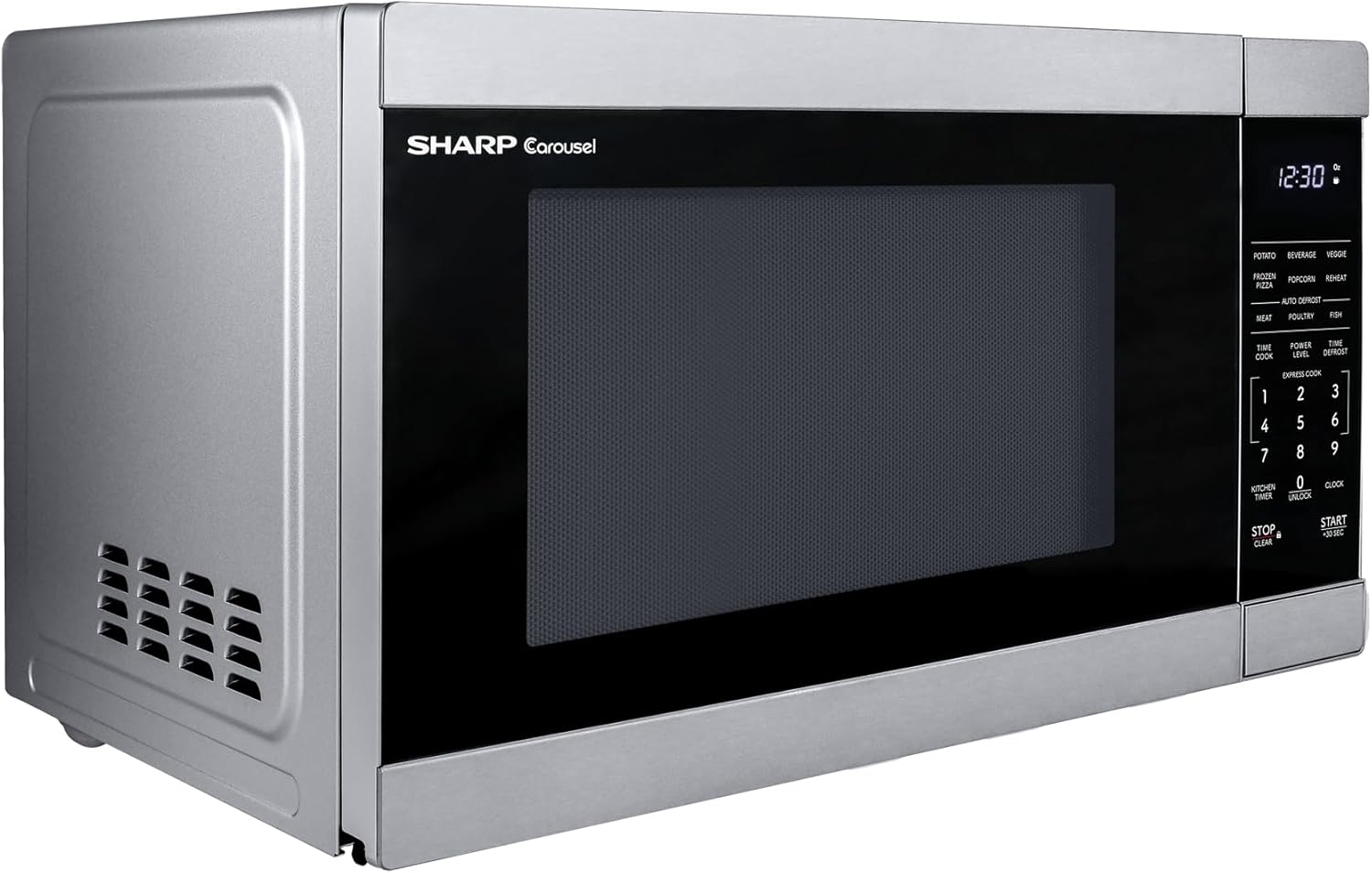 SHARP Countertop Microwave Oven with Removable 12.4" Carousel Turntable, 1000 Watt, 1.1 Cubic Feet, Stainless Steel - Image 10
