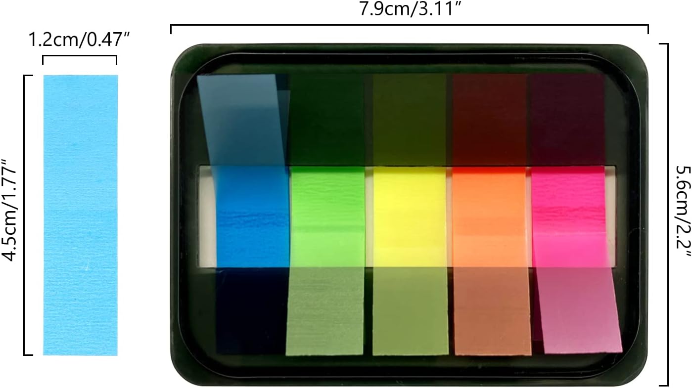 300PCS Sticky Index Tabs, Transparent Sticky Page Markers Notes, Book Markers, Sticky Note Tabs, Page Tabs, Label Stickers, Small Pop Up Post Tabs Flags Stickers - Image 4