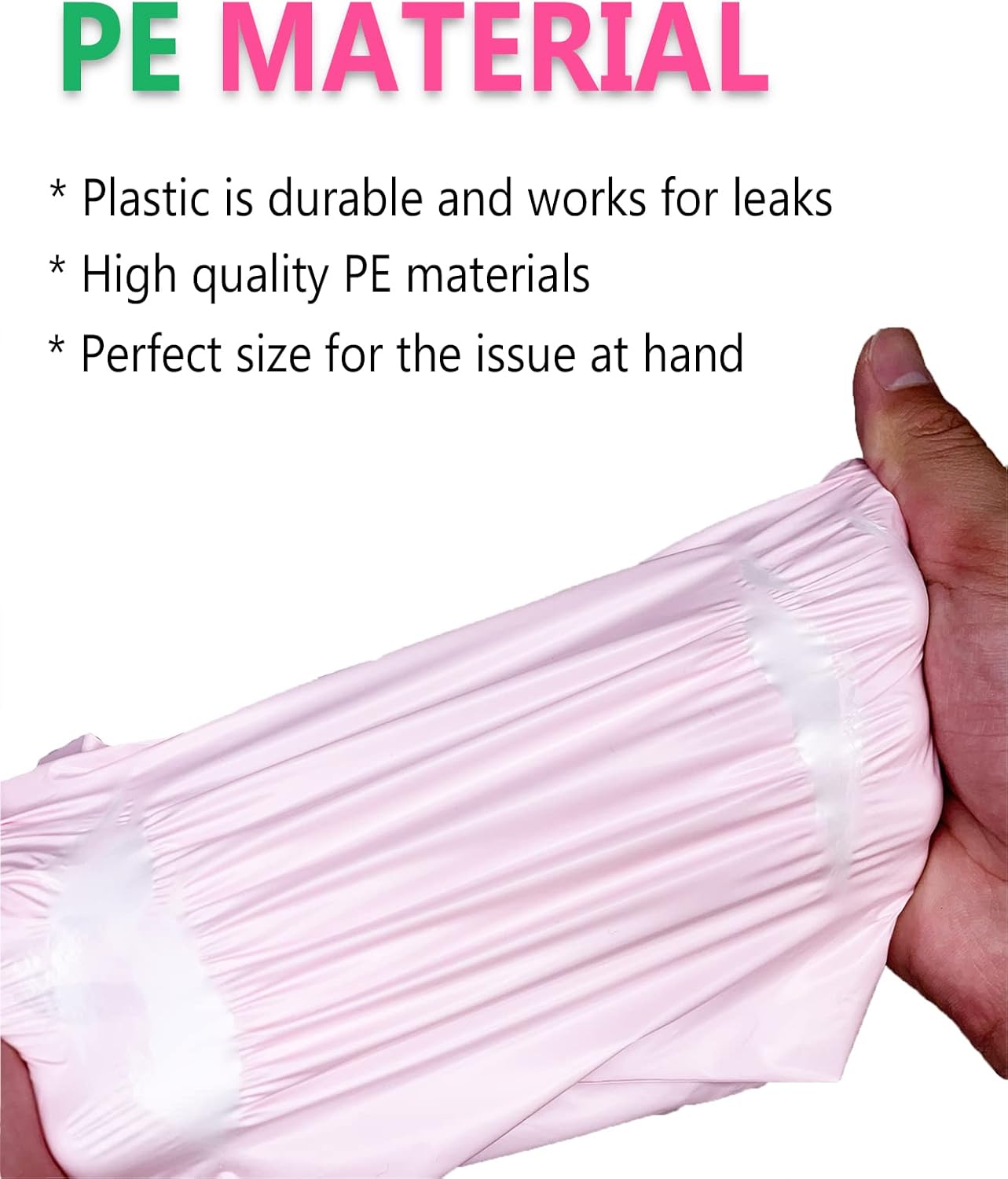 Sanitary Napkin Disposal Bags - Block Odors, Great Adhesion, Feminine Hygiene Disposal Bags for Tampons and Pads Pink 100Pcs - Image 3