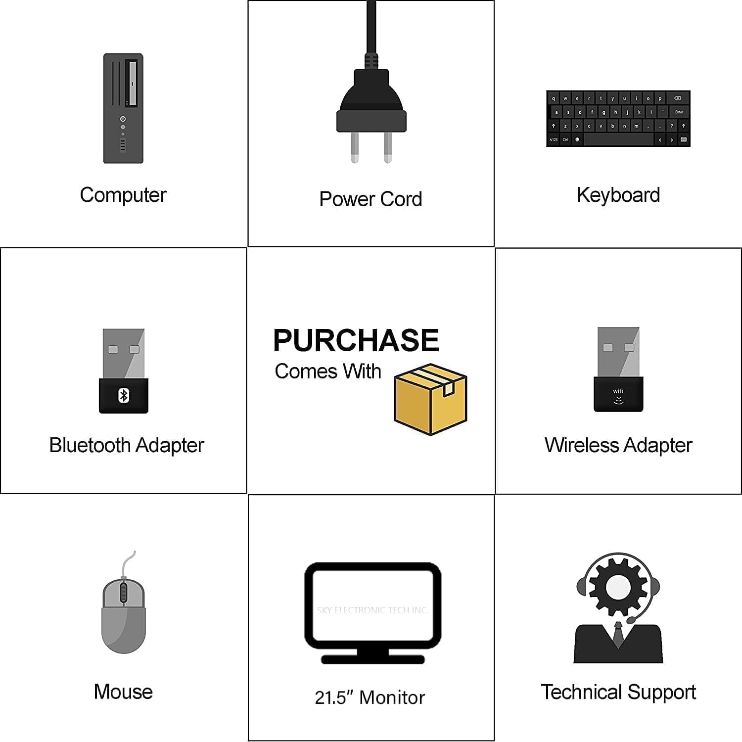 HP ProDesk 600 G3 SFF Desktop Computer with 21.5" FHD Monitor, Intel Quad Core i5-6500, 16GB DDR4, 256GB SSD, DisplayPort, Keyboard & Mouse, WiFi, BT, Windows 11 Pro (Renewed), Black - Image 4
