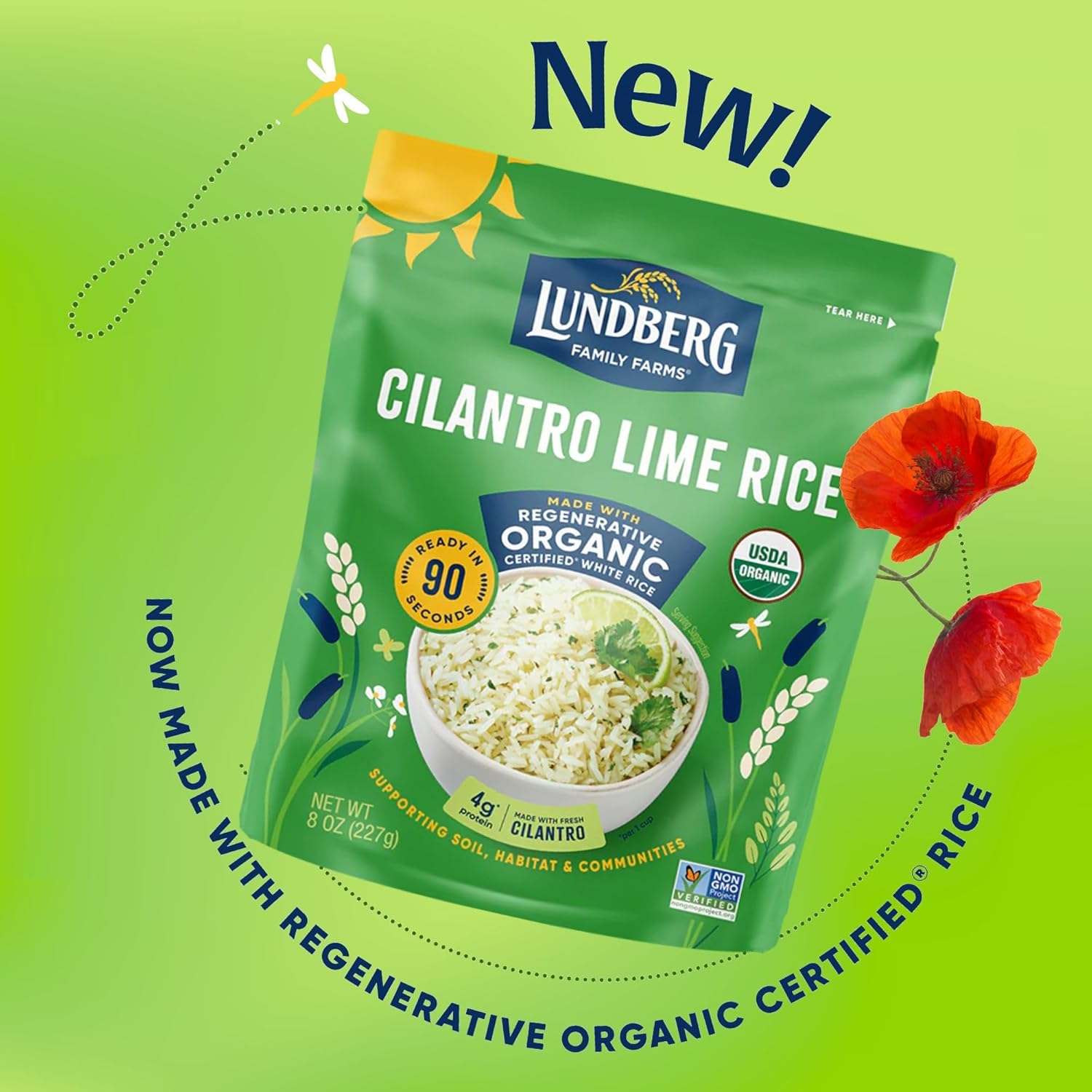 Lundberg Family Farms, Rice Jasmine Cilantro Lime Organic, 8 Ounce - Image 8