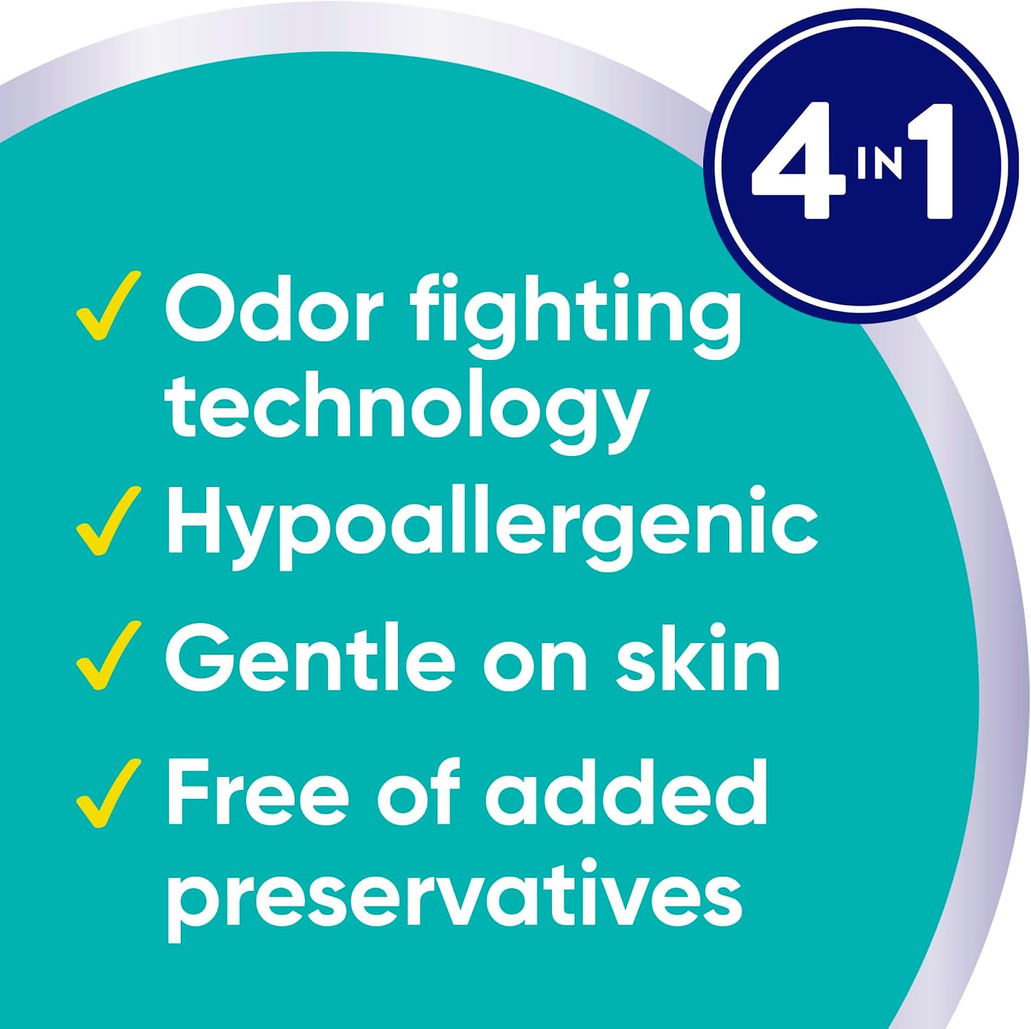 all free clear MIGHTY PACS Odor Relief, Laundry Detergent Pacs, 56 Count (Pack of 2), Unscented and Hypoallergenic for Sensitive Skin, Dermatologist Tested, HE Safe - Image 3