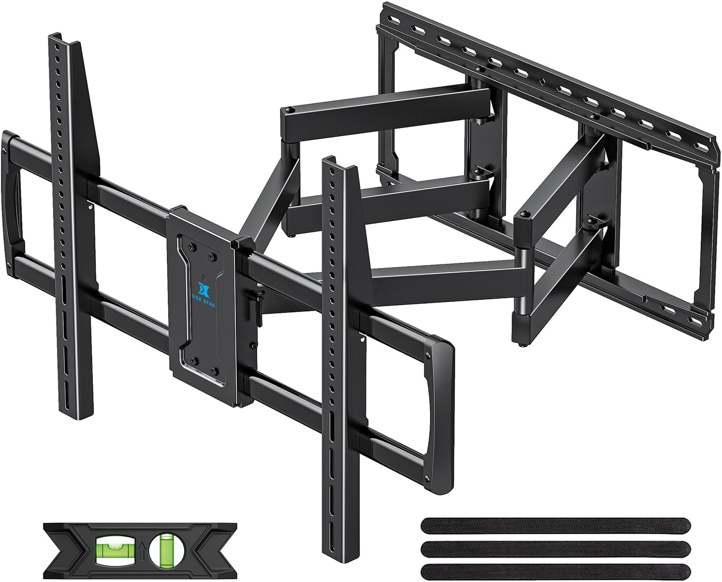 USX STAR 85 86 98 100 inch Heavy Duty TV Wall Mount for 37-105 inch Large TVs, Pre-Assembled TV Mount with Tool-Free Tilt, Up to 170lbs, VESA 800 x 600mm, 24″ Wood Studs - Image 2