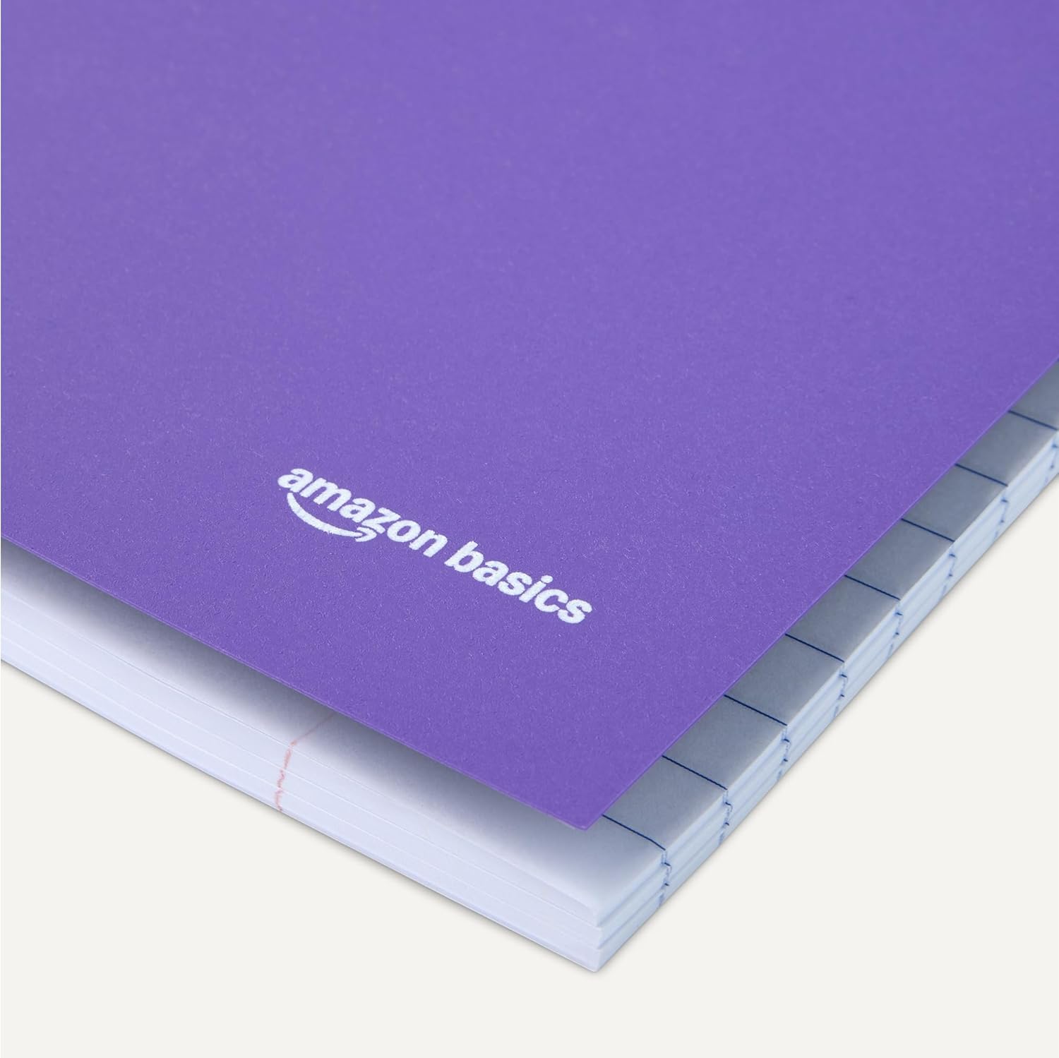 Amazon Basics Wide-Ruled Spiral Notebooks with Poly Cover, 8" x 10.5", 100 Sheets, Radiant Orchid, 3-Pack - Image 3