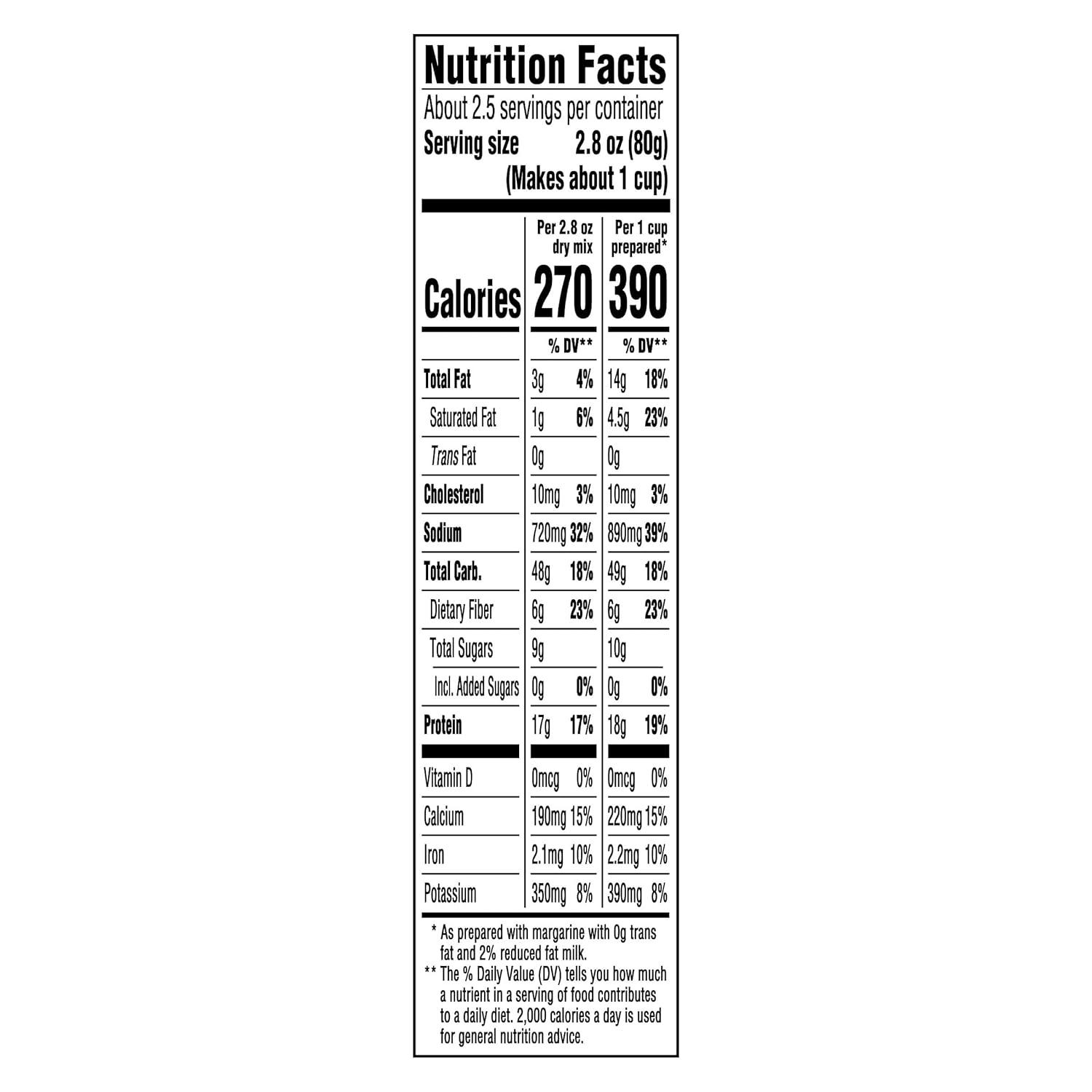 Kraft PowerMac Mac and Cheese, 1 Box, for Protein Easy Dinners or Dinner Sides, Original Flavor, 17g Protein and 6g of Fiber per Serving, No Artificial Flavors, Preservatives or Dyes, 7.25 oz - Image 3