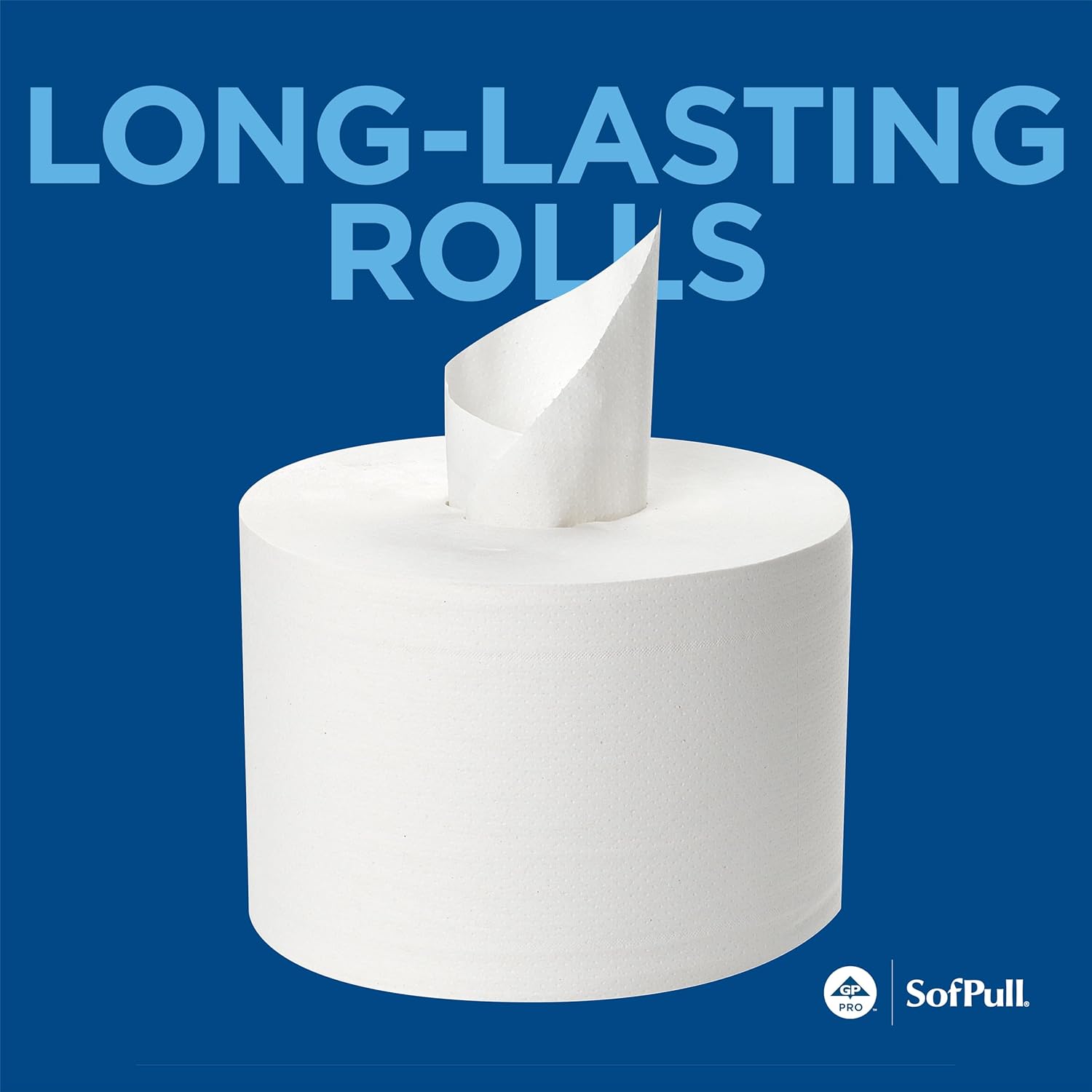 Georgia Pacific SofPull 19510 Centerpull 2-Ply High Capacity Toilet Paper, 1000 Sheets Per Roll, 6 Rolls Per Case, White - Image 6