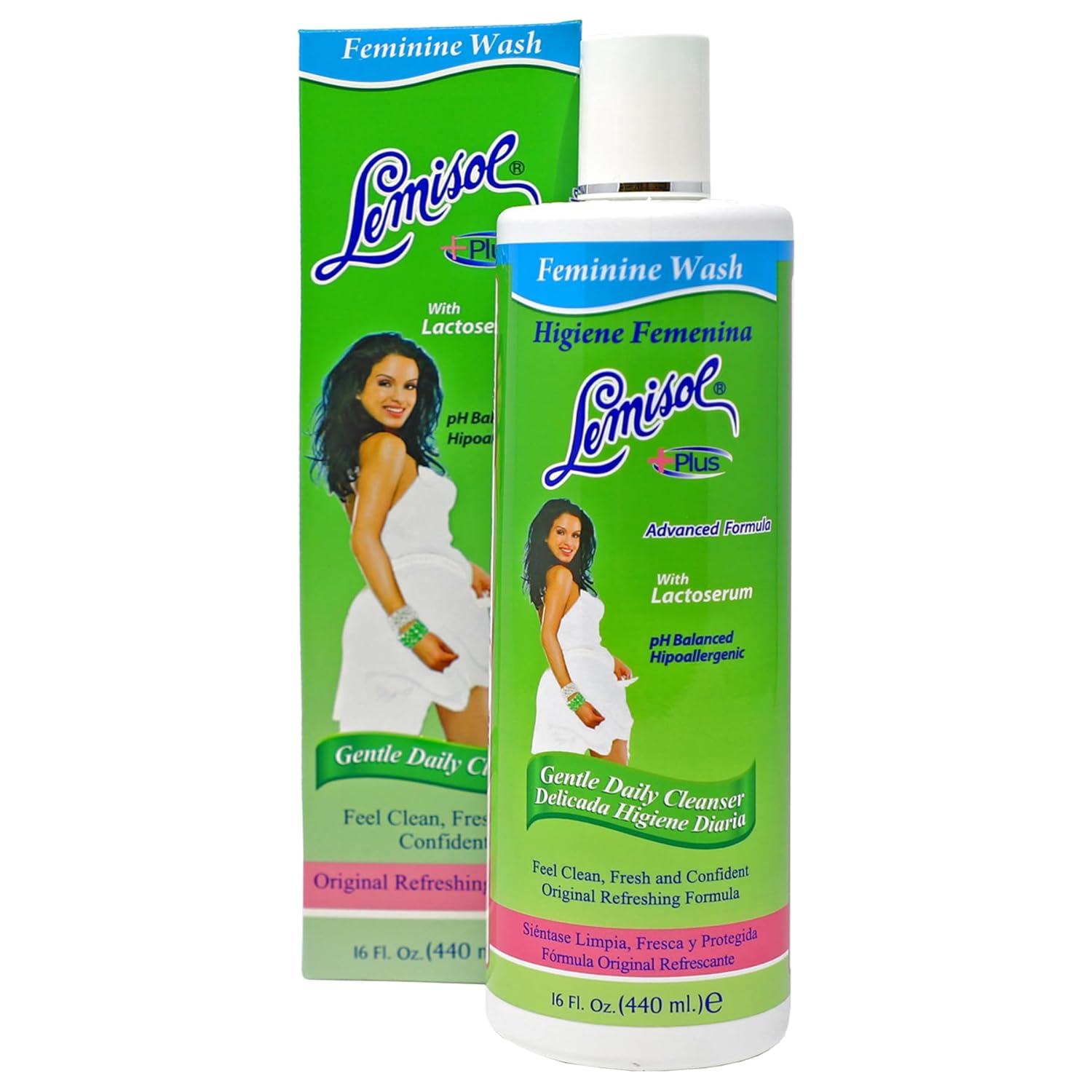 Lemisol Plus Gentle Daily Cleanser, Original Refreshing Formula, 16 Fl Oz - Image 2