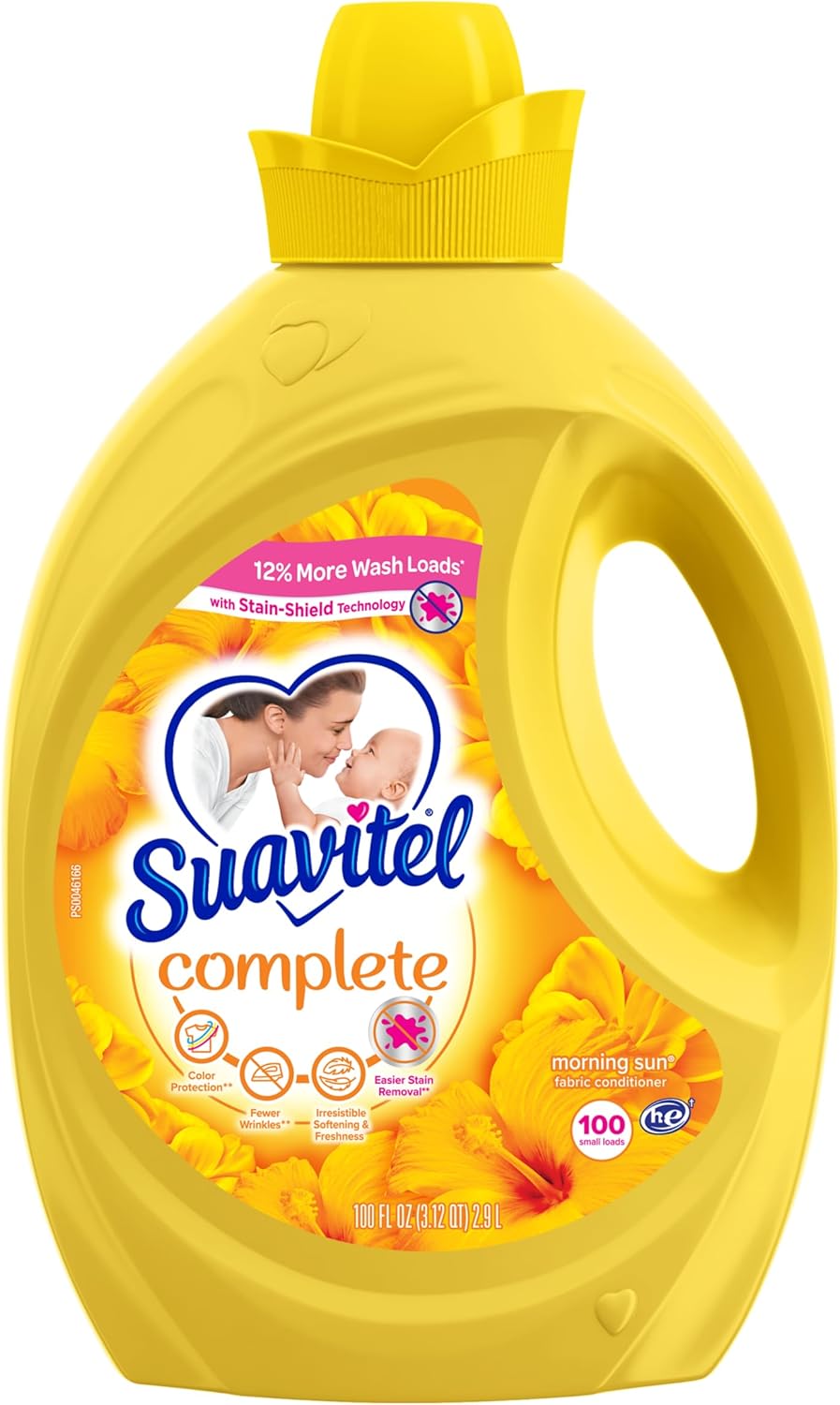 Suavitel Complete Liquid Fabric Conditioner, Laundry Fabric Softener with Fabric Protection Technology, Morning Sun, 100 fl oz, Enough Liquid For 100 Small Loads - Image 2