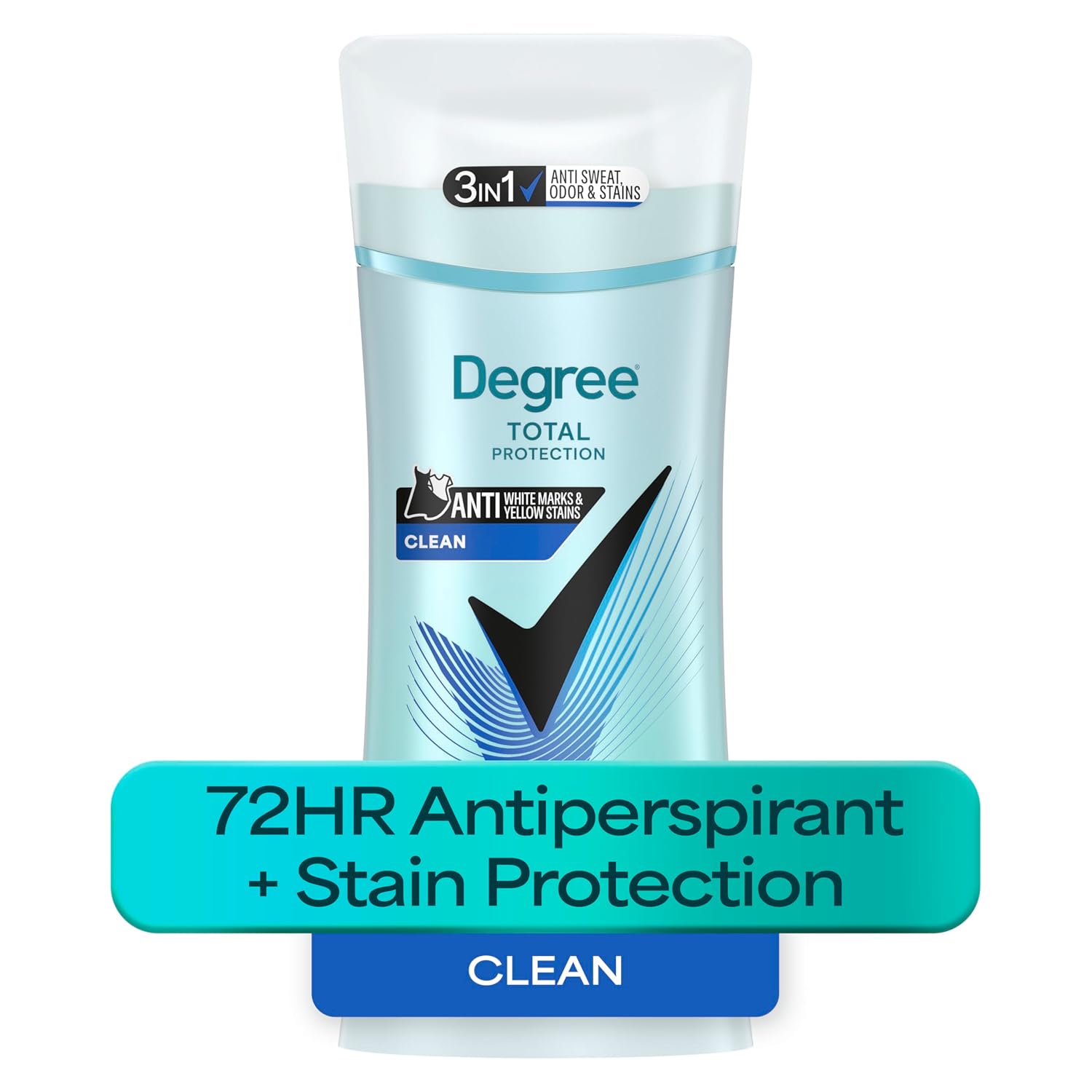 Degree Antiperspirant for Women Pure Clean 4 count Protects from Deodorant Stains Deodorant for Women 2.6 oz - Image 7