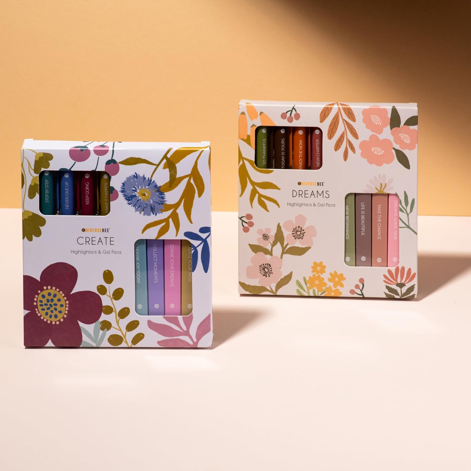 DIVERSEBEE Aesthetic Highlighters and Gel Pens, Earthy Bible Highlighters No Bleed, 8 Pack Assorted Colors Cute Journaling Pens, Bible Study Supplies (Dreams) - Image 9