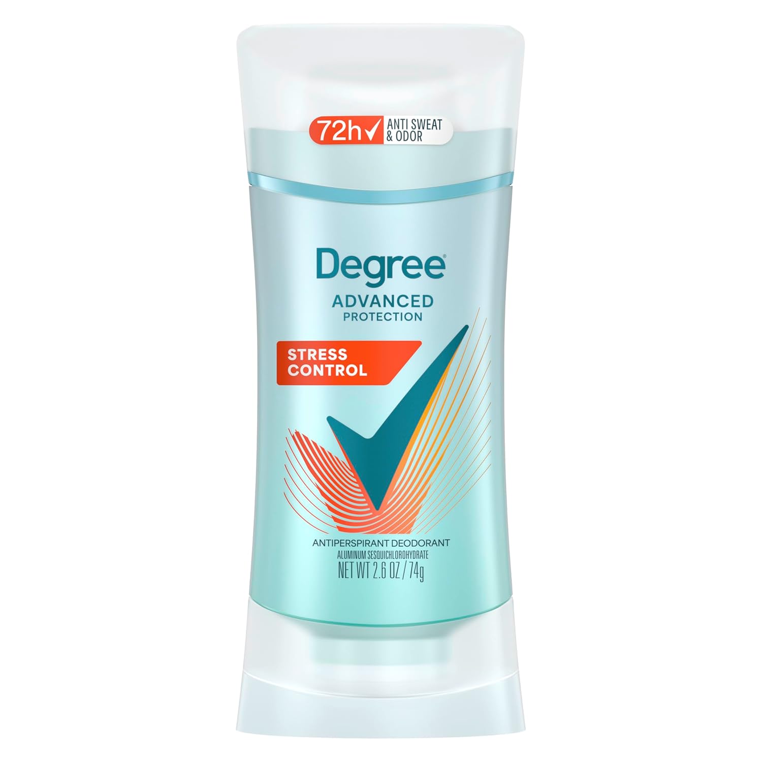 Degree Antiperspirant Deodorant Stress Control 72-Hour Sweat & Odor Protection Antiperspirant for Women with Body Heat Activated Technology 2.6 oz - Image 2