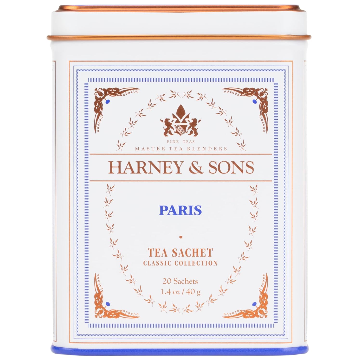 Harney & Sons Paris Flavored Black Tea – 20 Sachets | Fruity Vanilla & Caramel Blend with Hint of Lemony Bergamot - Image 2