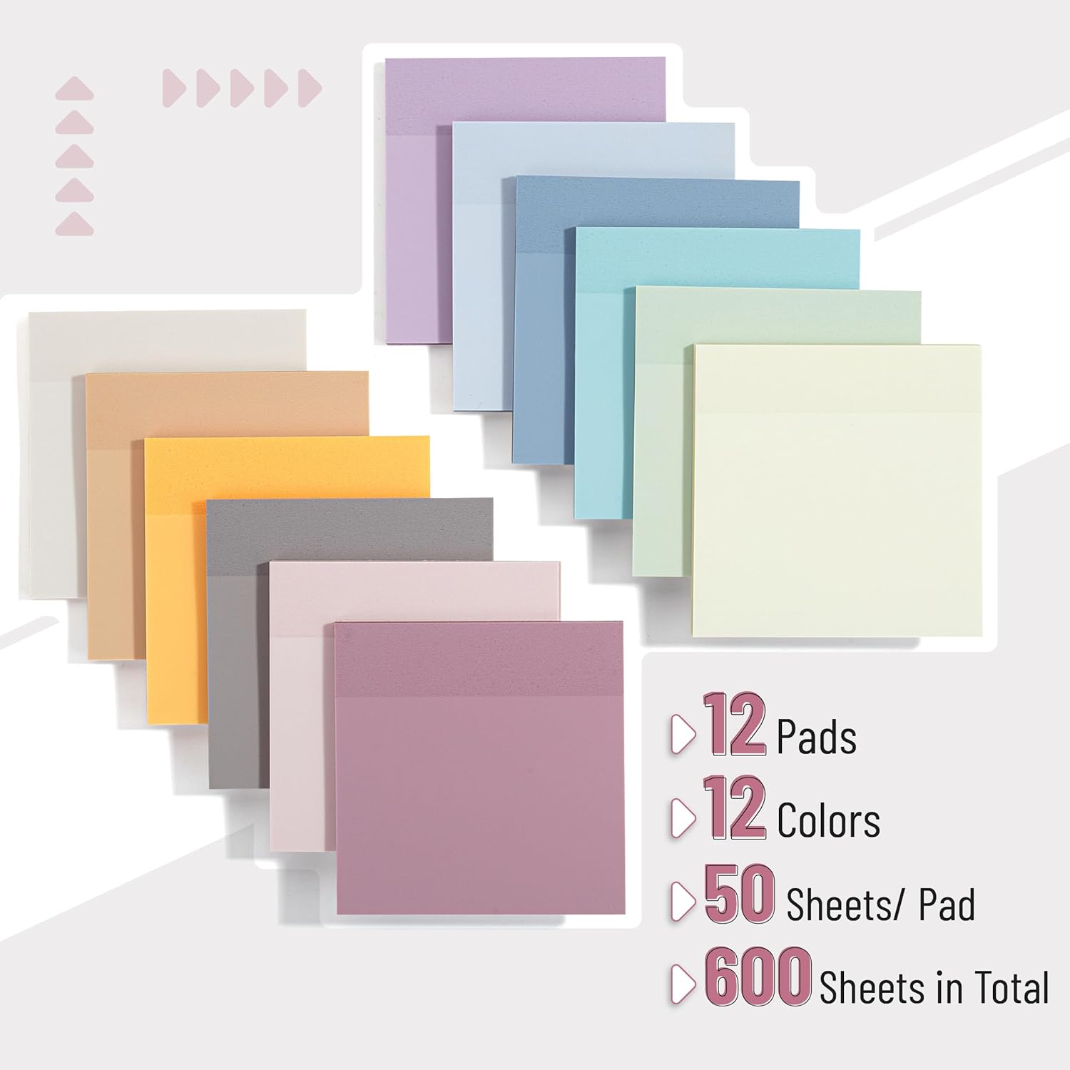 Mr. Pen- Transparent Sticky Notes, 3" x 3", 12 Pads, 600 Sheets, See Through Self-Adhesive Notes for Bible Journaling and Studying, Water-Resistant, Easy to Peel, Clean Removal - Image 3