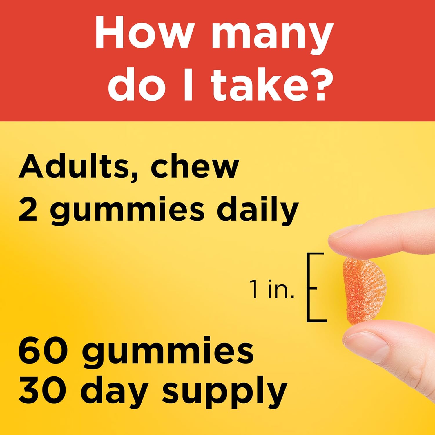 Nature Made Extra Strength Dosage Vitamin C 500mg per Serving, Adult Vitamin C Immune Support Gummies, 60 Gummies for Daily Immune Support, 30 Day Supply - Image 6