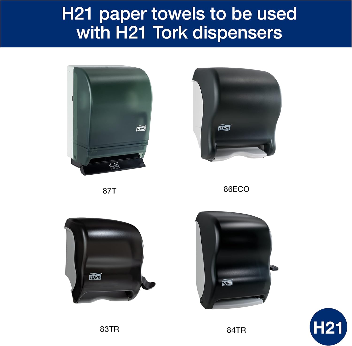 Tork Natural Paper Hand Towel Roll H21 100% Recycled Fiber, Universal Fit 6 Rolls x 800 Ft (RK8002) - Image 3