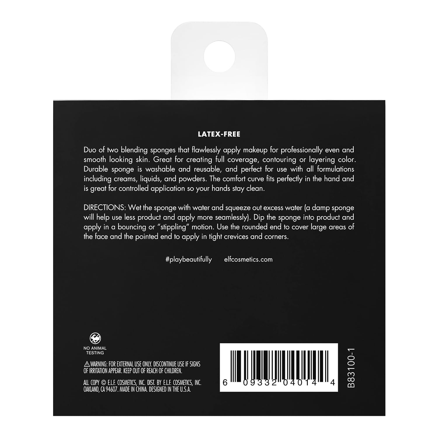 e.l.f. Total Face Sponge Duo, Plush, Multi-Sided & Latex-Free Makeup Sponges For Easy Blending Of Concealer, Highlighter & more, Vegan & Cruelty-Free - Image 5