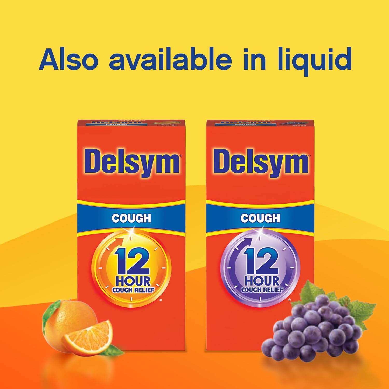 Delsym Maximum Strength Cough Suppressant, Over-the-Counter Medication for Cough, Fast Release Caplets with Dextromethorphan HBr, Cough Medicine for Adults Lasts Up to 8 Hours Day or Night, 20 Count - Image 7