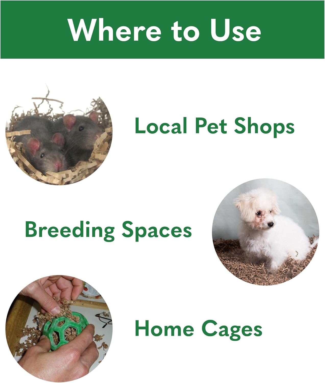 ECO BEDDING 99% Dust-Free Paper Bedding for Small Pets and Birds, Eco Natural, 1.5 lb - Safe, Clean, Ideal Nesting & Burrowing Material for Comfort - Image 7