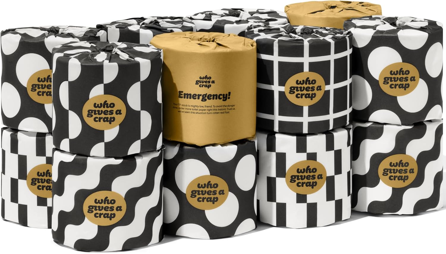 Who Gives A Crap 100% Bamboo Toilet Paper, 16 Rolls, 3 Ply, 330 Sheets, Long, Strong & Soft Toilet Tissue, Sustainable, Biodegradable, Renewable, Tree Free Bathroom Tissue Made with Bamboo Fibers - Image 2