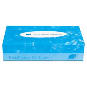 GEN FACIAL30100 Boxed Facial Tissue, 2-Ply, White, 100 Sheets per Box (Case of 30)