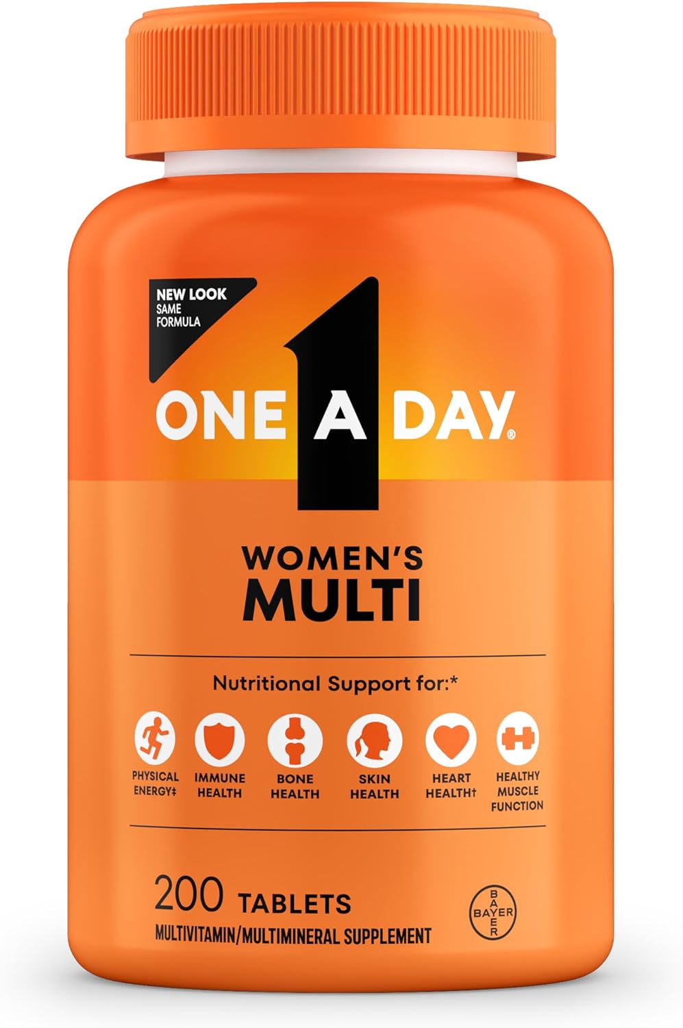 One A Day Multivitamin for Women- Daily Vitamins for Woman with Biotin, Calcium, Folic Acid, Iron & Zinc, Complete Women’s Vitamins, 200 Ct (Packaging May Vary) One A Day Multivitamin for Women- Daily Vitamins for Woman with Biotin, Calcium, Folic Acid, Iron & Zinc, Complete Women’s Vitamins, 200 Ct (Packaging May Vary)