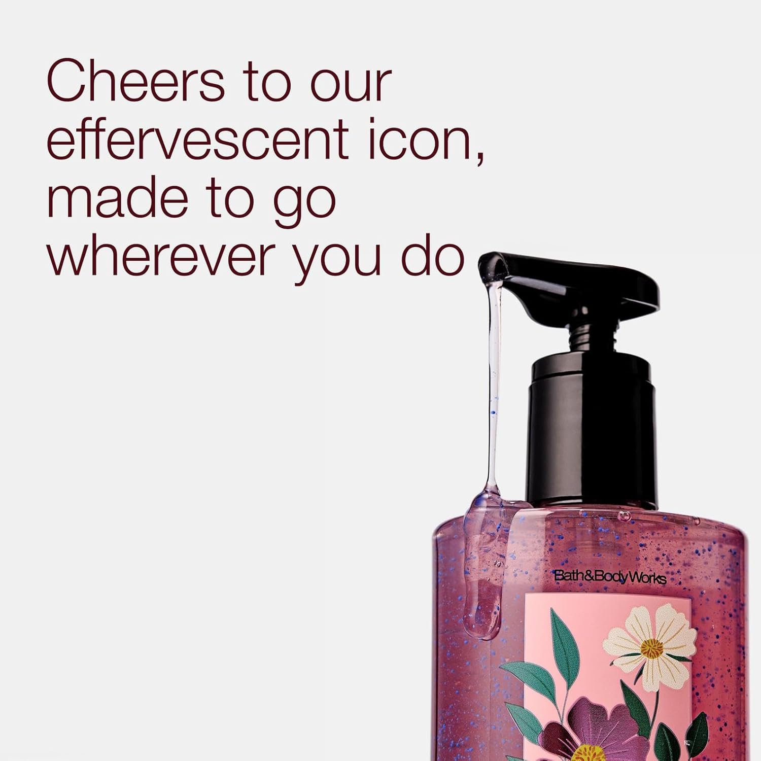 Bath & Body Works Champagne Toast Hand Sanitizer with Pump - Conditioning Hand Sanitizer for Soft, Clean Hands - Iconic Bubbly Fragrance - Vitamin E & Aloe-Infused - Thoughtful Gift - 2-Pack - Image 3