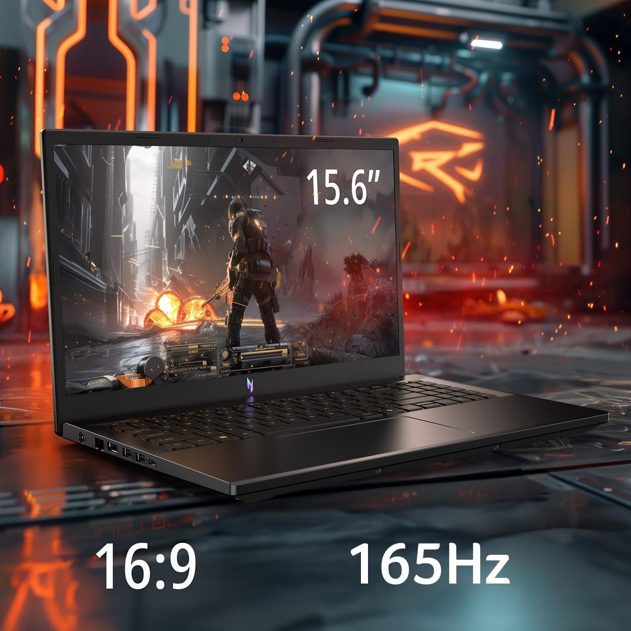 Acer Nitro V Gaming Laptop | Intel Core i5-13420H Processor | NVIDIA GeForce RTX 4050 Laptop GPU | 15.6" FHD IPS 165Hz Display | 8GB DDR5 | 512GB Gen 4 SSD | Wi-Fi 6 | Backlit KB | ANV15-52-586Z - Image 5