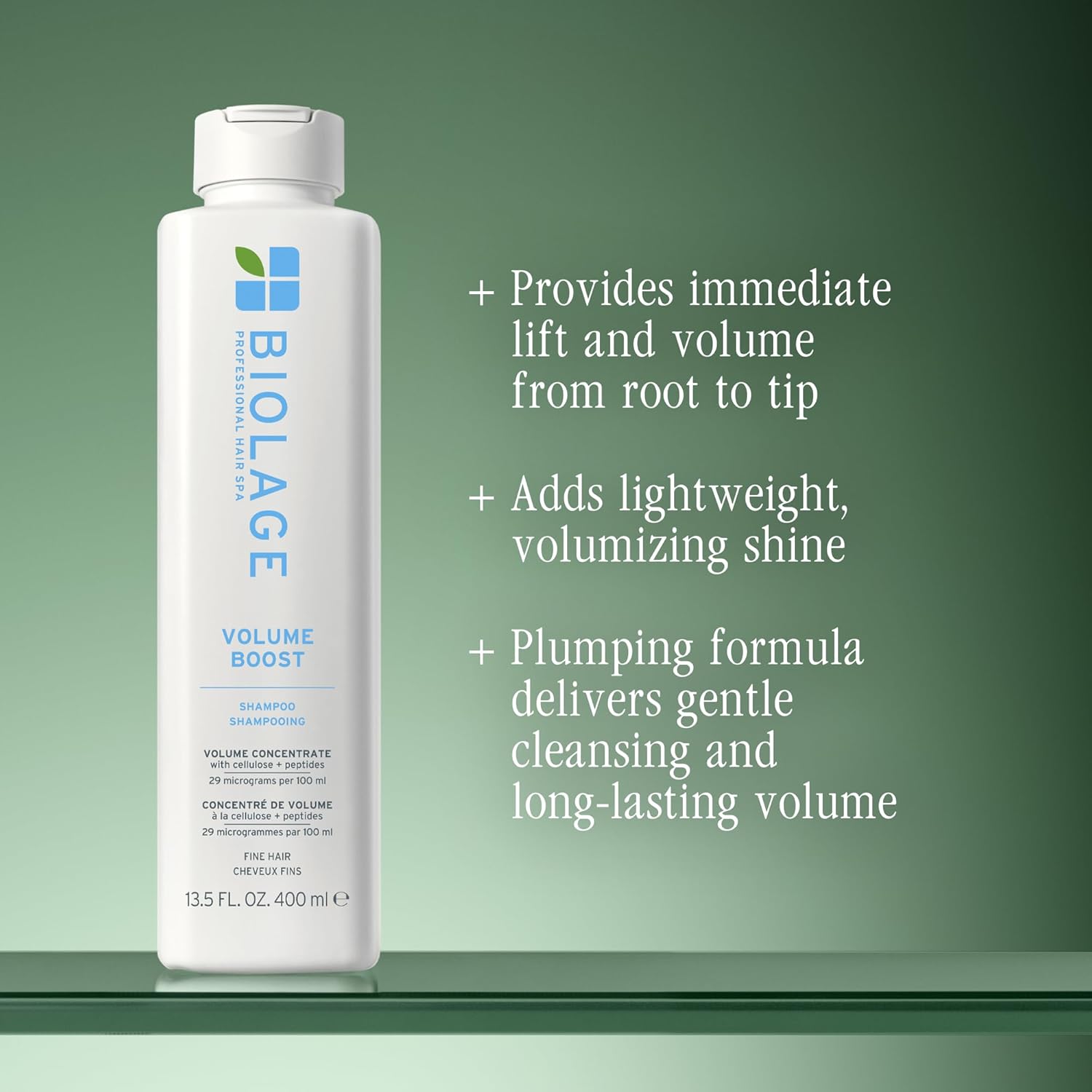 Biolage Volume Boost Shampoo for Fine Hair – Creates Lasting, Lightweight Volume, Root Lift & Shine, With Cellulose and Peptides, Vegan, Paraben and Silicone-Free - Image 5