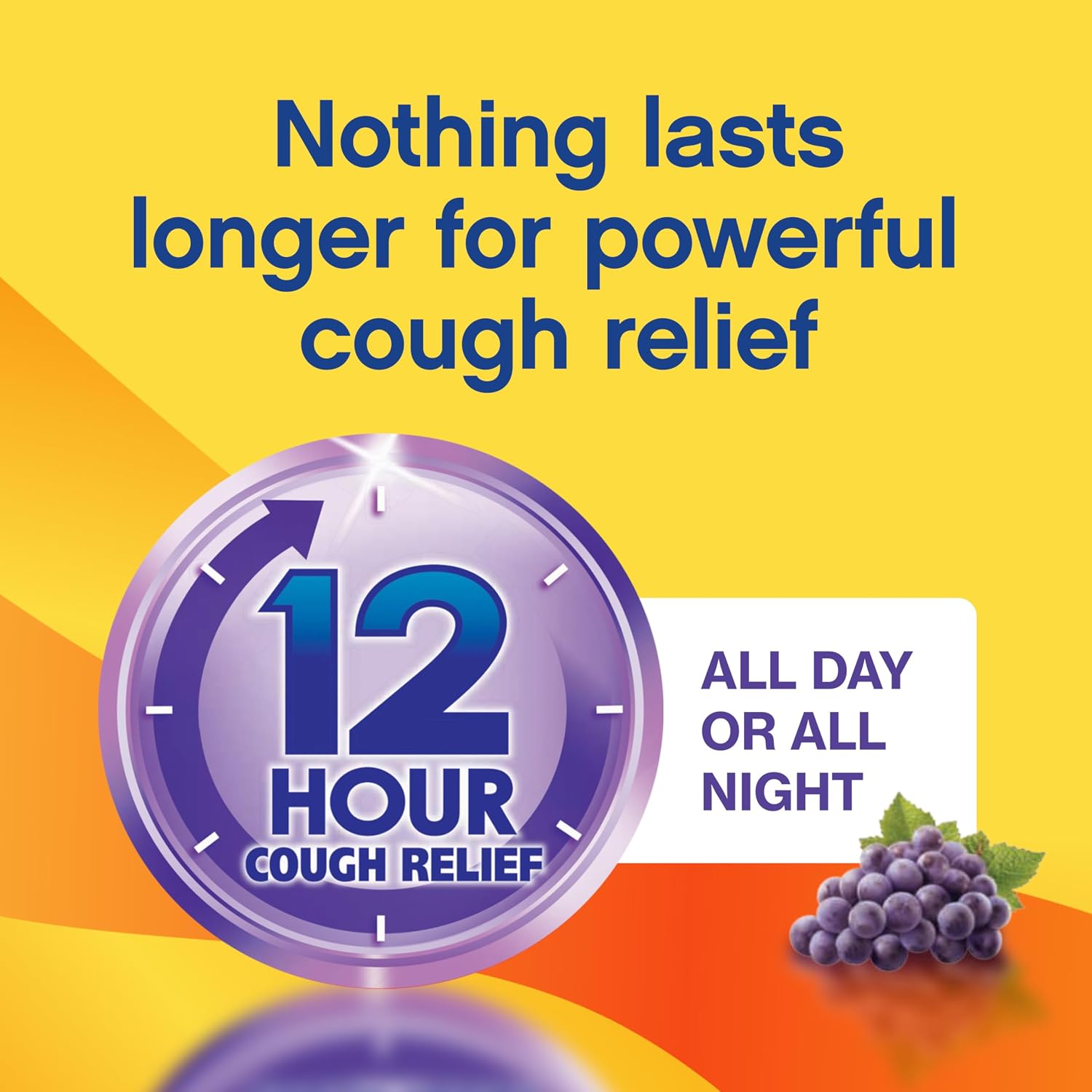 Delsym 12 Hour Cough Medicine for Adults, Powerful Relief for 12 Hours, Cough Suppressant Liquid with Extended-Release Dextromethorphan, Grape Flavor Liquid Cough Syrup, 5 Fl Oz (Pack of 1) - Image 3
