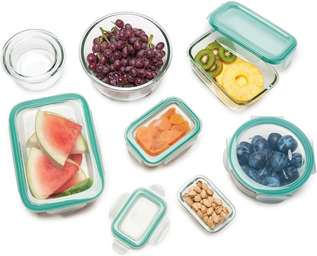 OXO Good Grips 3.5 Cup Smart Seal Airtight Glass Rectangle Food Storage Container - Image 9