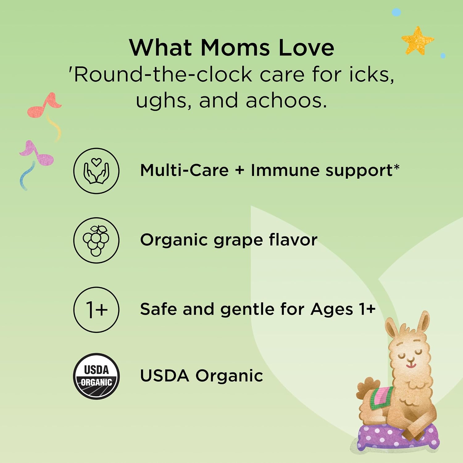 Hyland's Kids Organic All-in-One Grape Cough Syrup Day & Night, Two 4 Ounce Bottles - Image 8