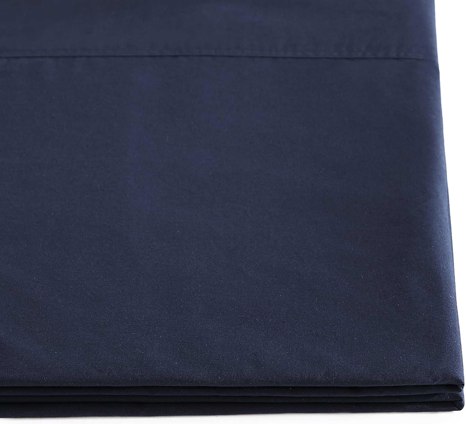 Tommy Hilfiger – Queen Size Sheet Set, Cool & Crisp Cotton Percale Bedding with Matching Pillowcases, Lightweight & Breathable Bed Sheets, Deep Pocket, College Dorm Room Essentials (Solid Navy) - Image 4