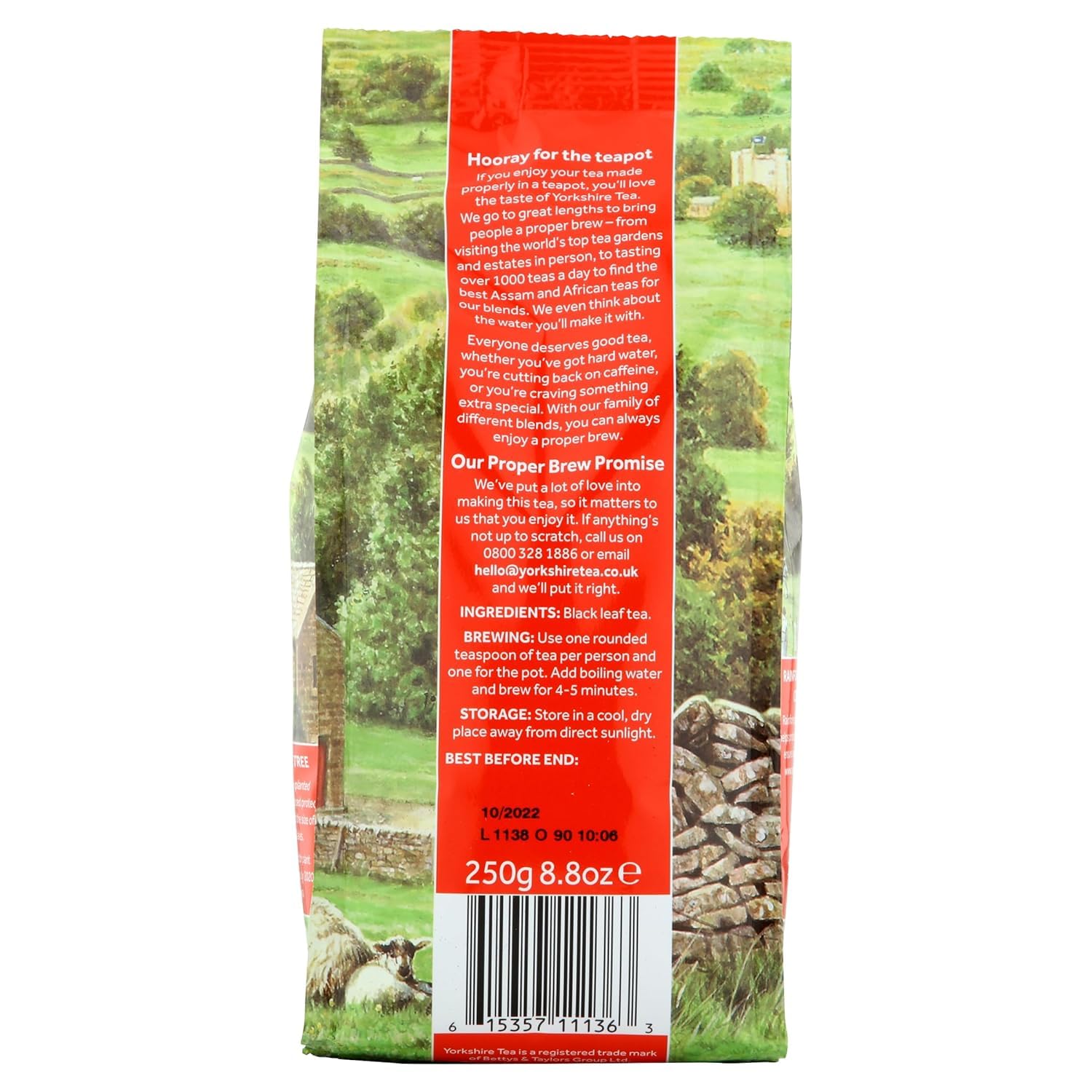 Yorkshire Tea, Red, Black Tea, Loose Leaf, 8.8 Ounces, Refreshing, Satisfying, and Strong, Classic British Breakfast Blend, Caffeinated, Enjoy Hot or Iced - Image 4