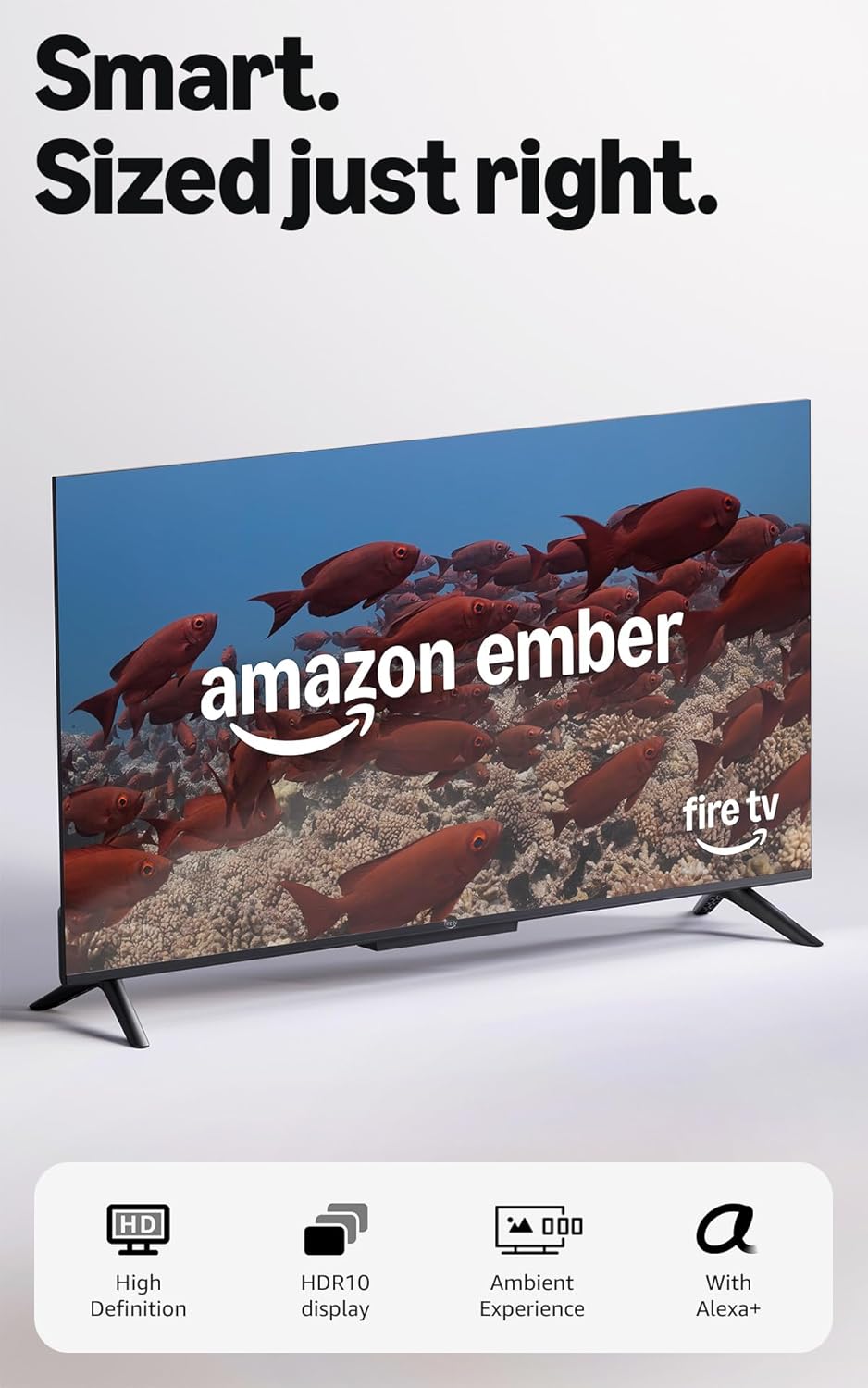 Amazon Ember 32" 2-Series with Fire TV (newest model), HD smart TV with Alexa Remote, fast streaming, Dolby Audio, Ambient Experience, free and live TV, find shows faster with Alexa+ - Image 2