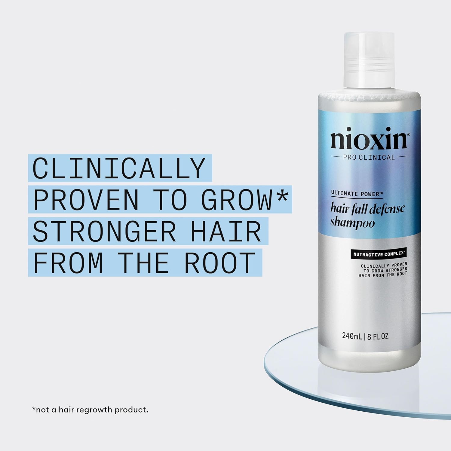 Nioxin Hair Fall Defense Shampoo | Activates Hair Follicles for Visibly Less Hair Loss| With Lauric Acid, Caffeine, Niacinamide and Sandalore - Image 4