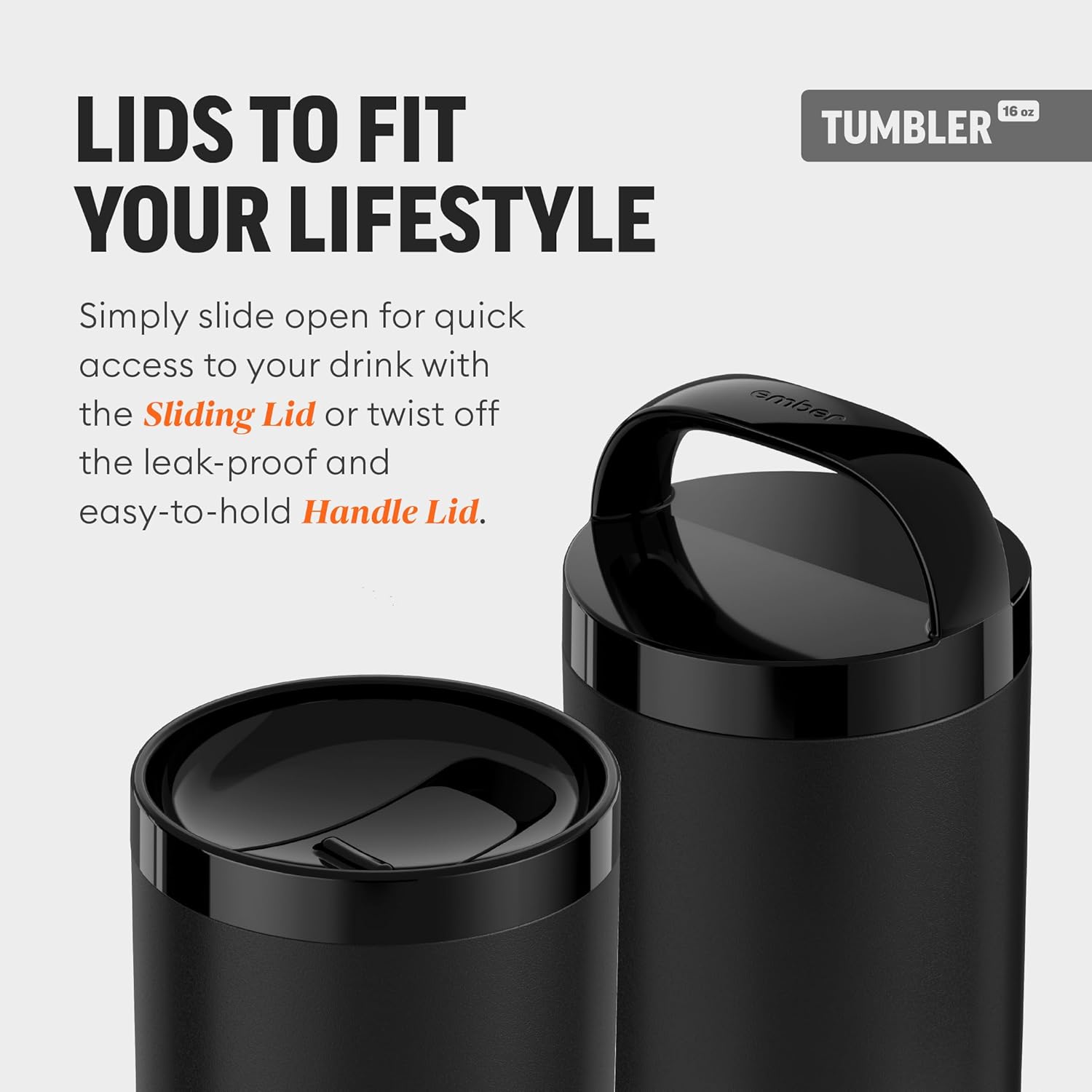 Ember Tumbler, Temperature Control Travel Mug, Stainless Steel, App-Controlled Heated Coffee Mug with 3-Hour Battery Life, Black, 16 Oz - Image 6