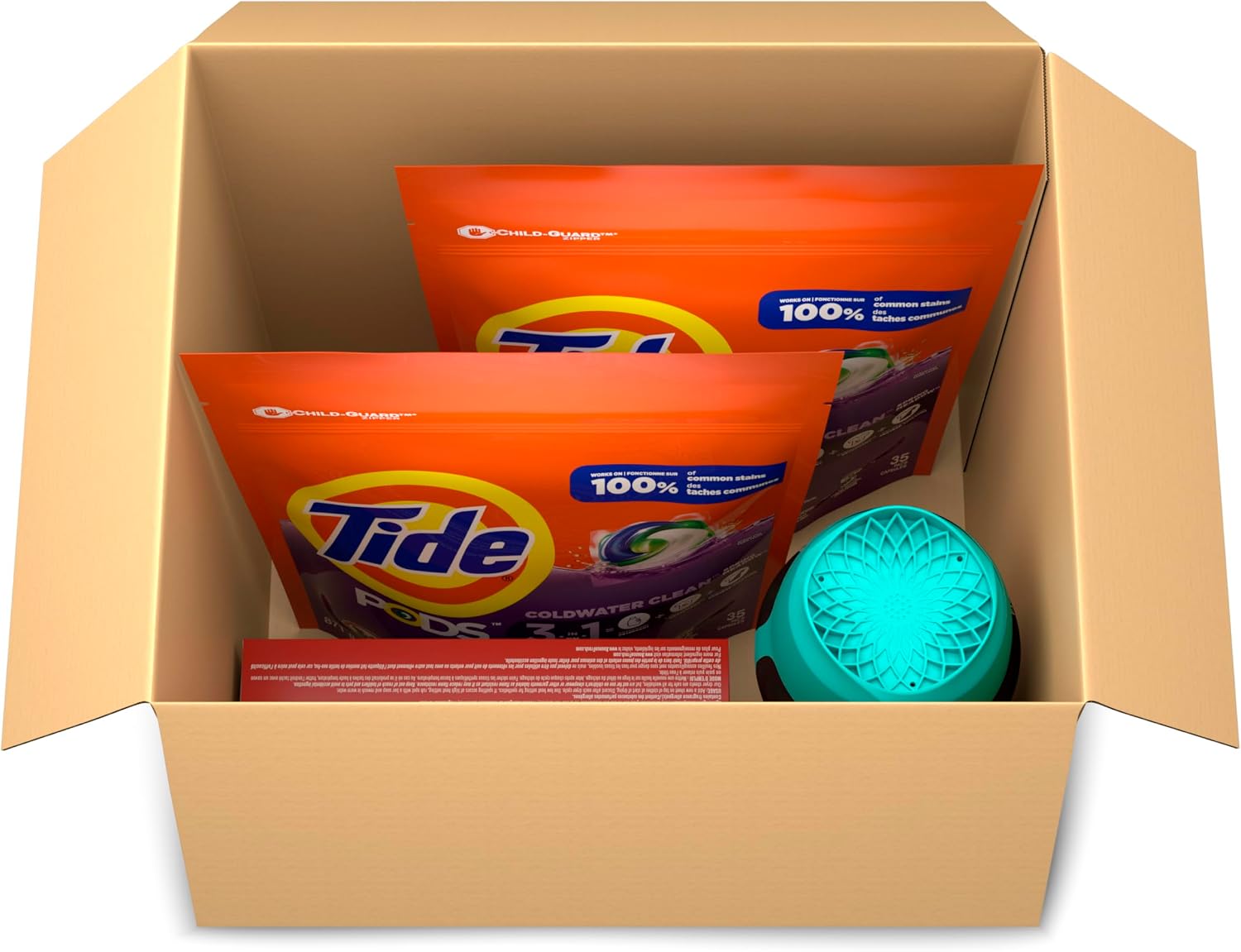 Tide Pods Liquid Laundry Detergent Pacs, Downy Unstopable Scent Beads and Bounce Dryer Sheets, Better Together Bundle - Image 7