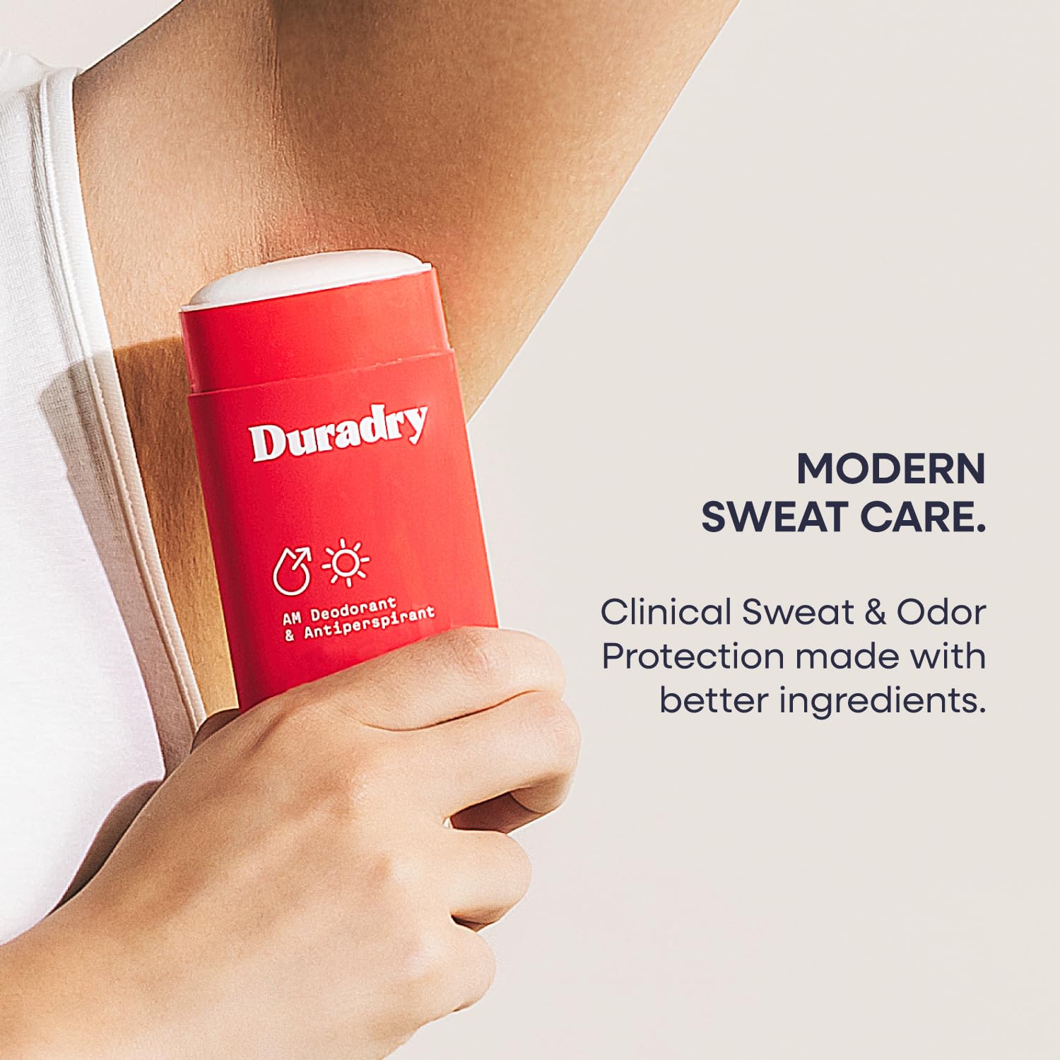Duradry Clinical-Strength Antiperspirant Deodorant for Women and Men – Clean Formula with Natural Ingredients for Odor and Excessive Sweat Protection – Clear Sky (Crisp Pear + Vanilla) - Image 3